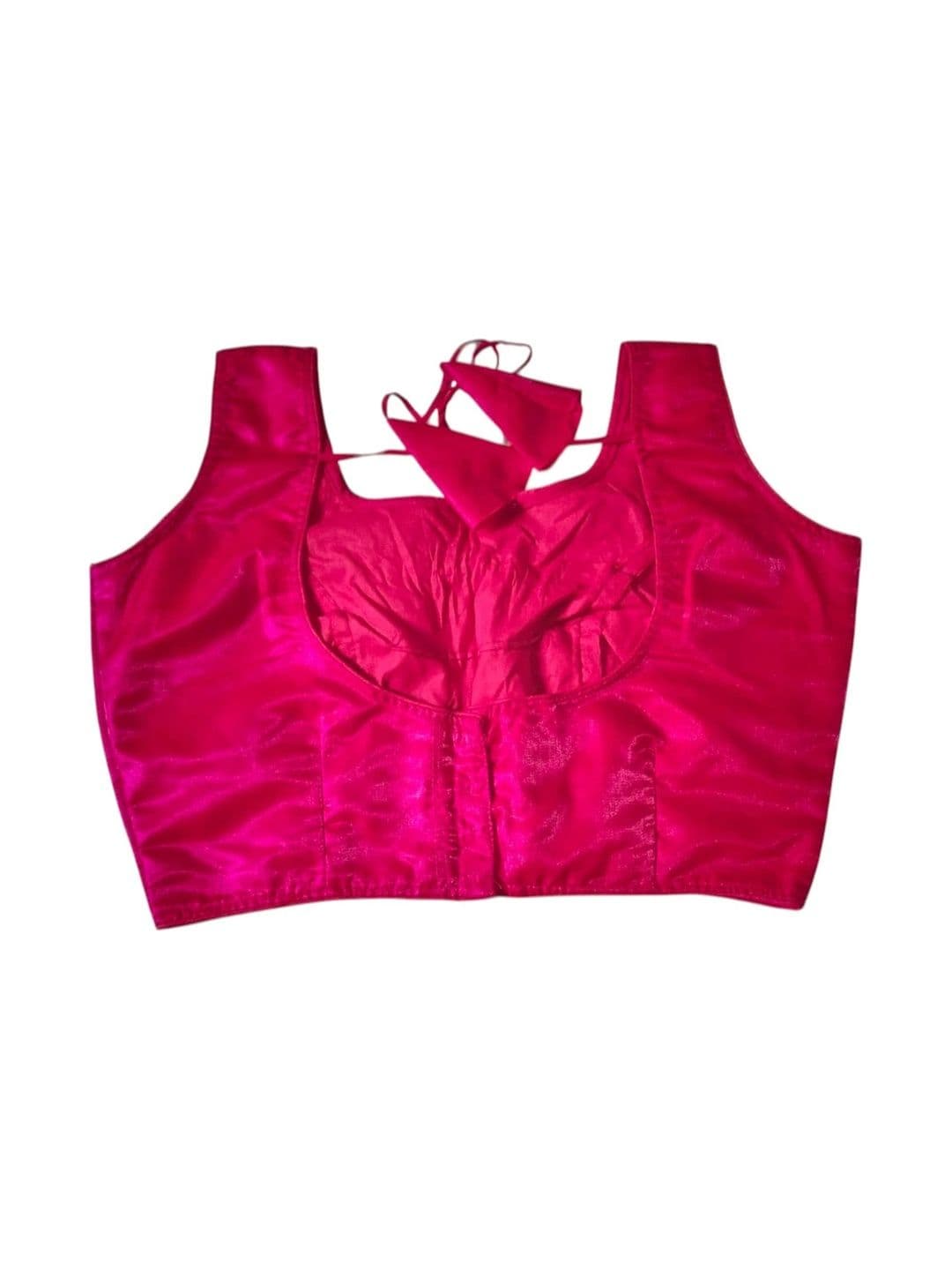SHILPANJALI Dupion Solid Saree Blouse thumbnail 5