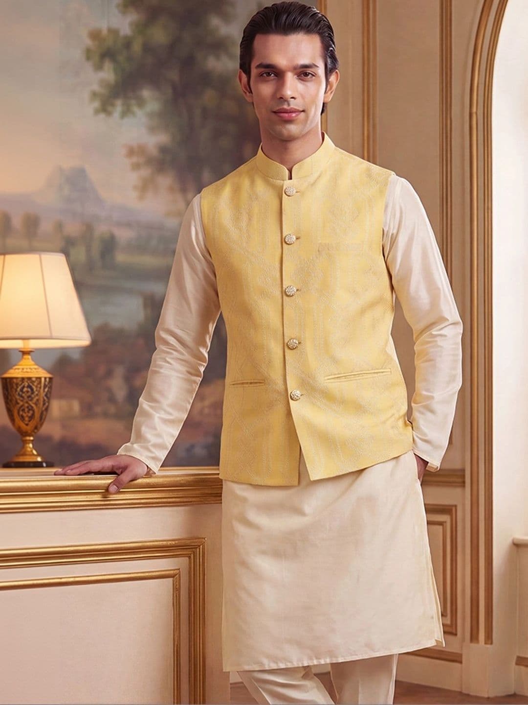 House of Pataudi Jacquard Woven Design Koti - view 1