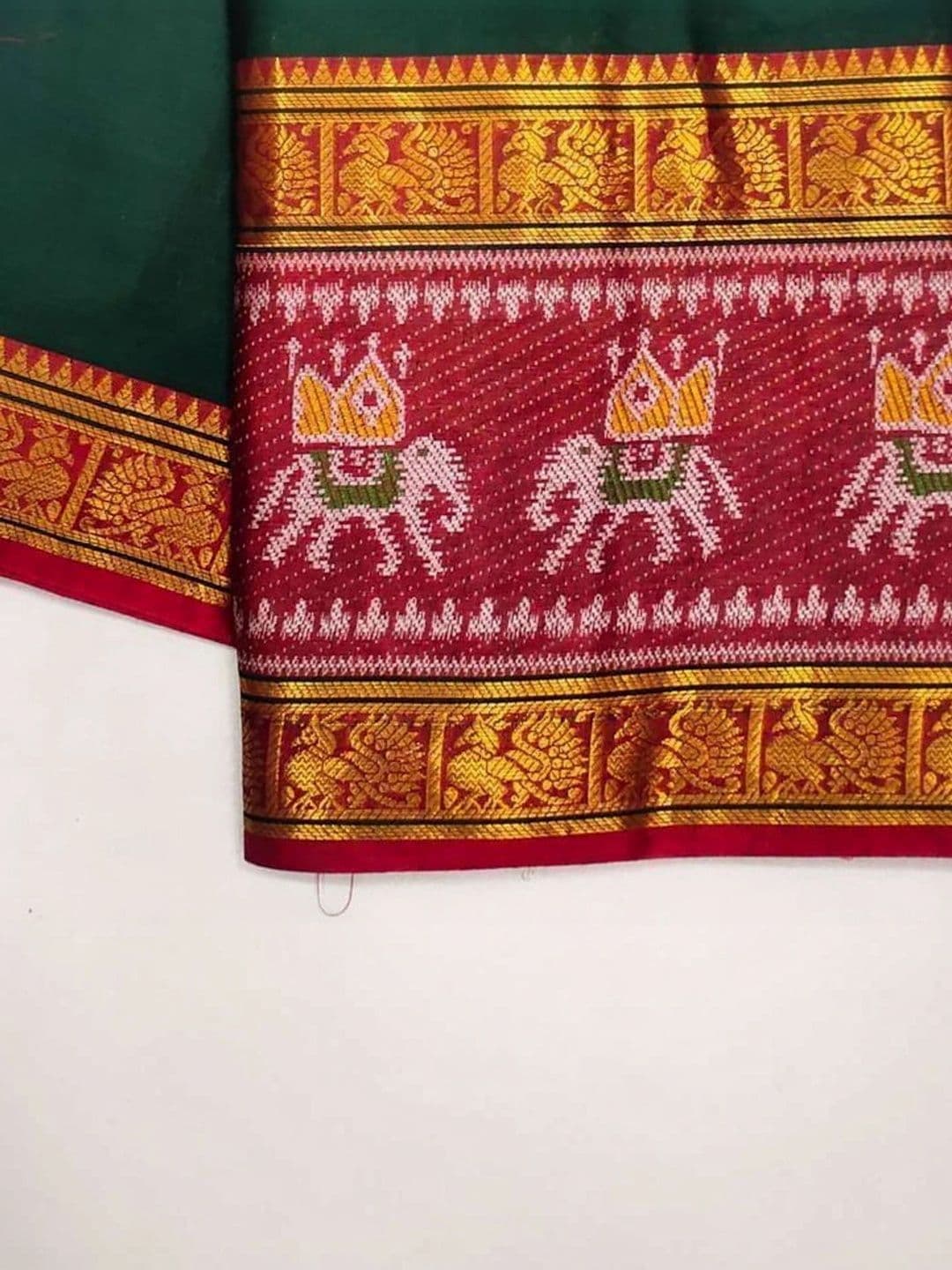 Owee Zari Silk Cotton Designer Narayan Peth Saree thumbnail 5