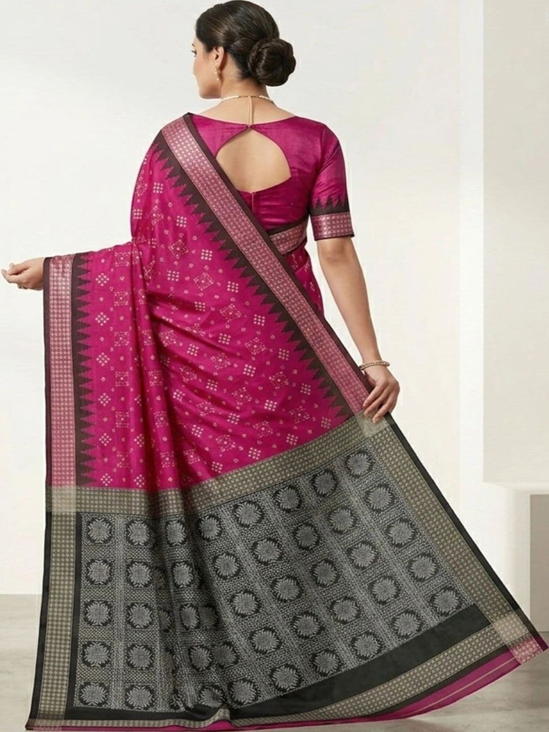 SHOPSILK Woven Design Art Silk Sambalpuri Saree thumbnail 5