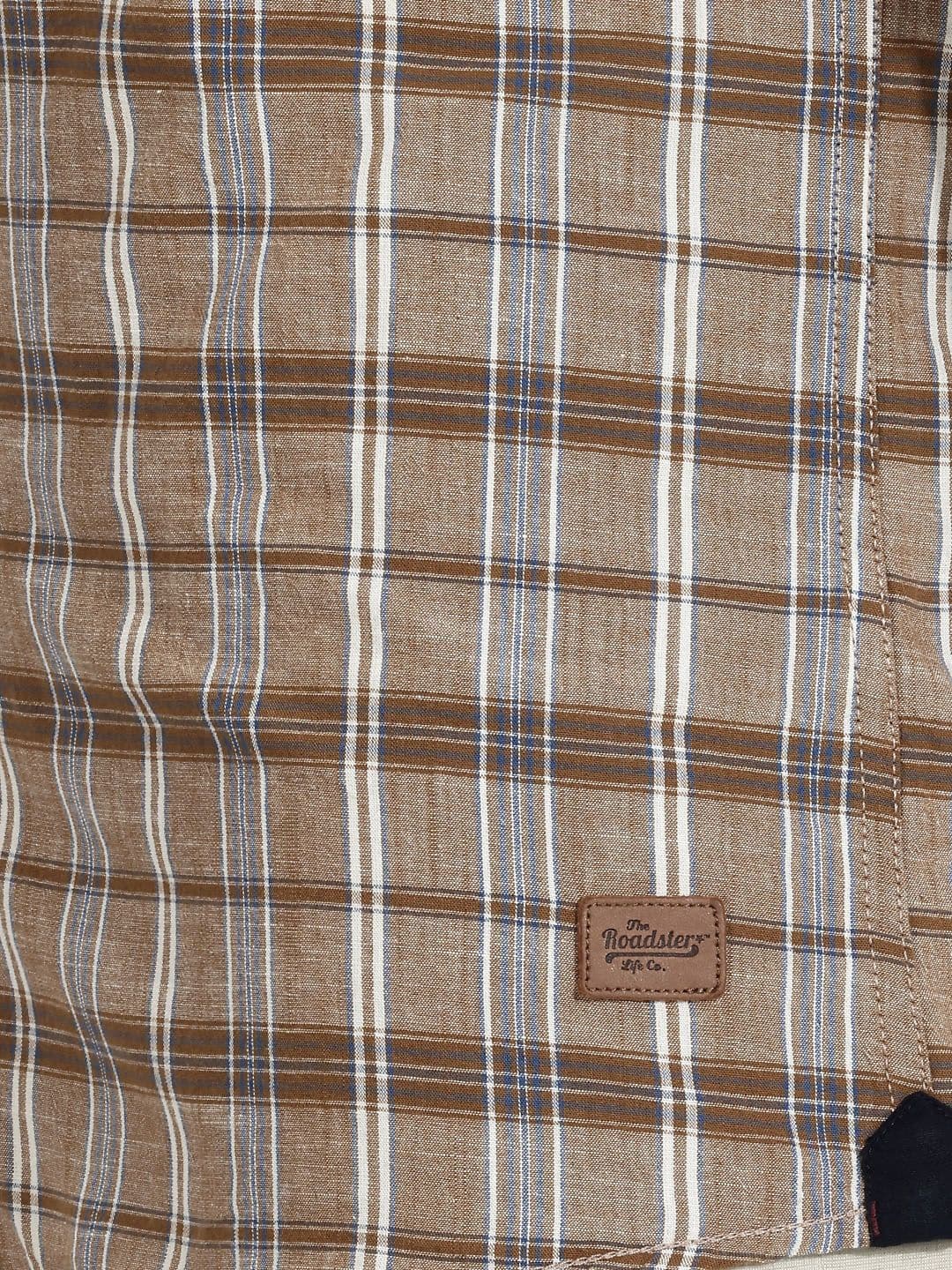 Roadster Life Co.Cotton Slub Checked Shirt thumbnail 2