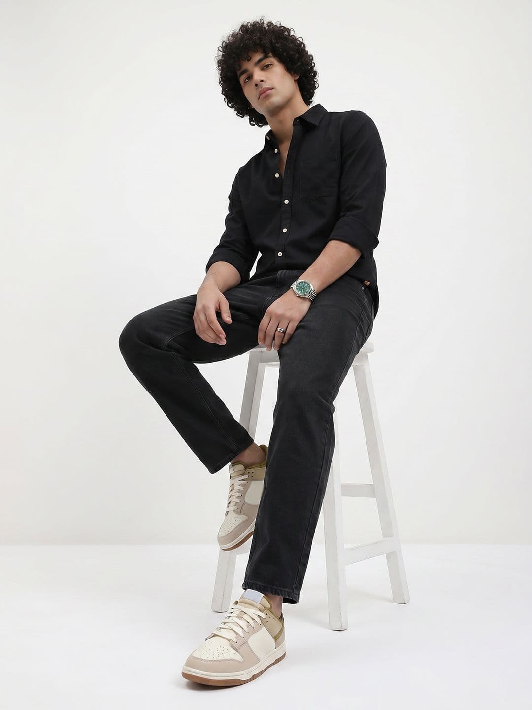 Roadster Life Co. Easy Drape Cotton Shirt thumbnail 3
