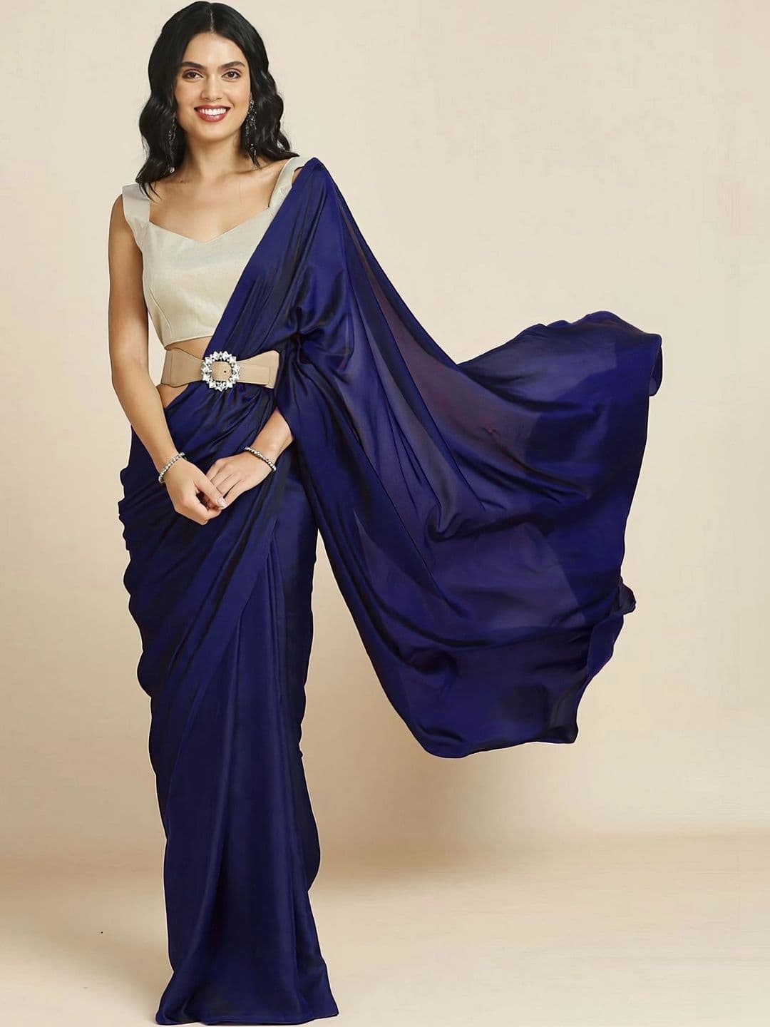 Durga Enterprises Striped Saree thumbnail 2