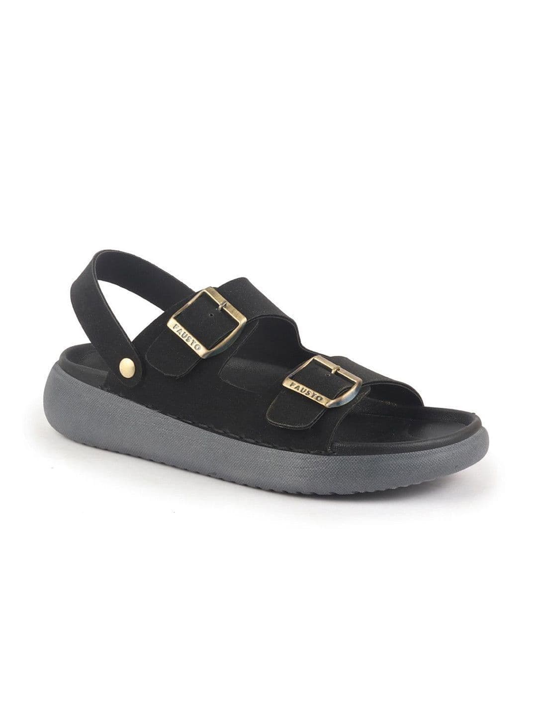 FAUSTO Men Slip-On Regular Comfort Sandals thumbnail 4