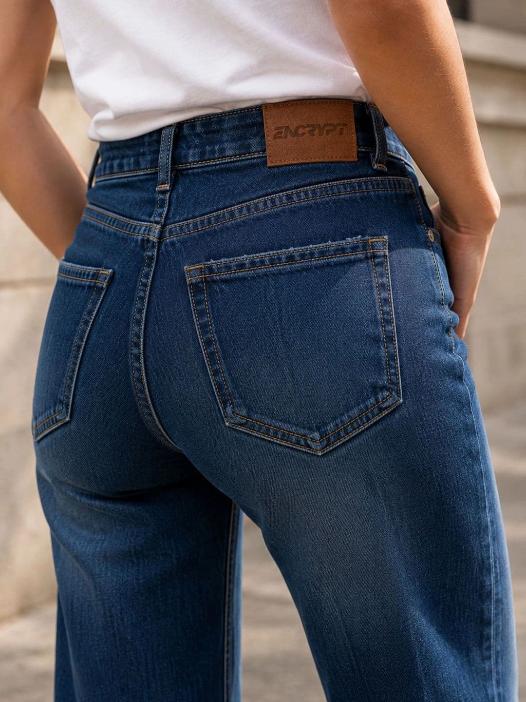 Encrypt Women Bootcut Mid-Rise Jeans thumbnail 5