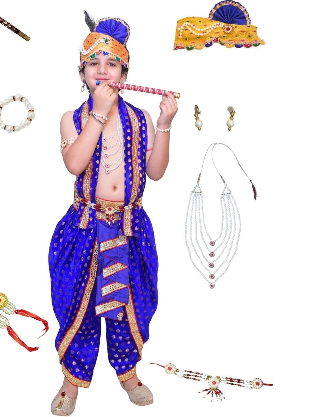 Kaku Fancy dresses Unisex Kids Embellished Top with Dhoti Pants thumbnail 3