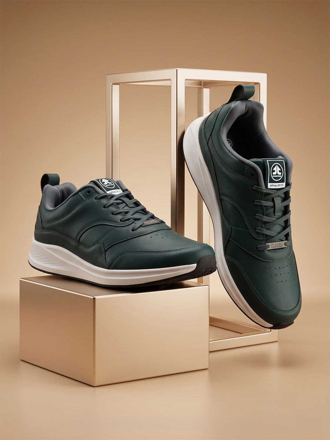 OFF LIMITS Stussy Bt Green Synthetic Running Shoes - view 1