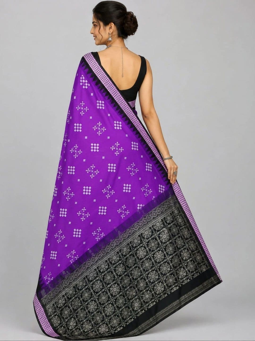 SHOPSILK Art Silk Sambalpuri Saree thumbnail 5