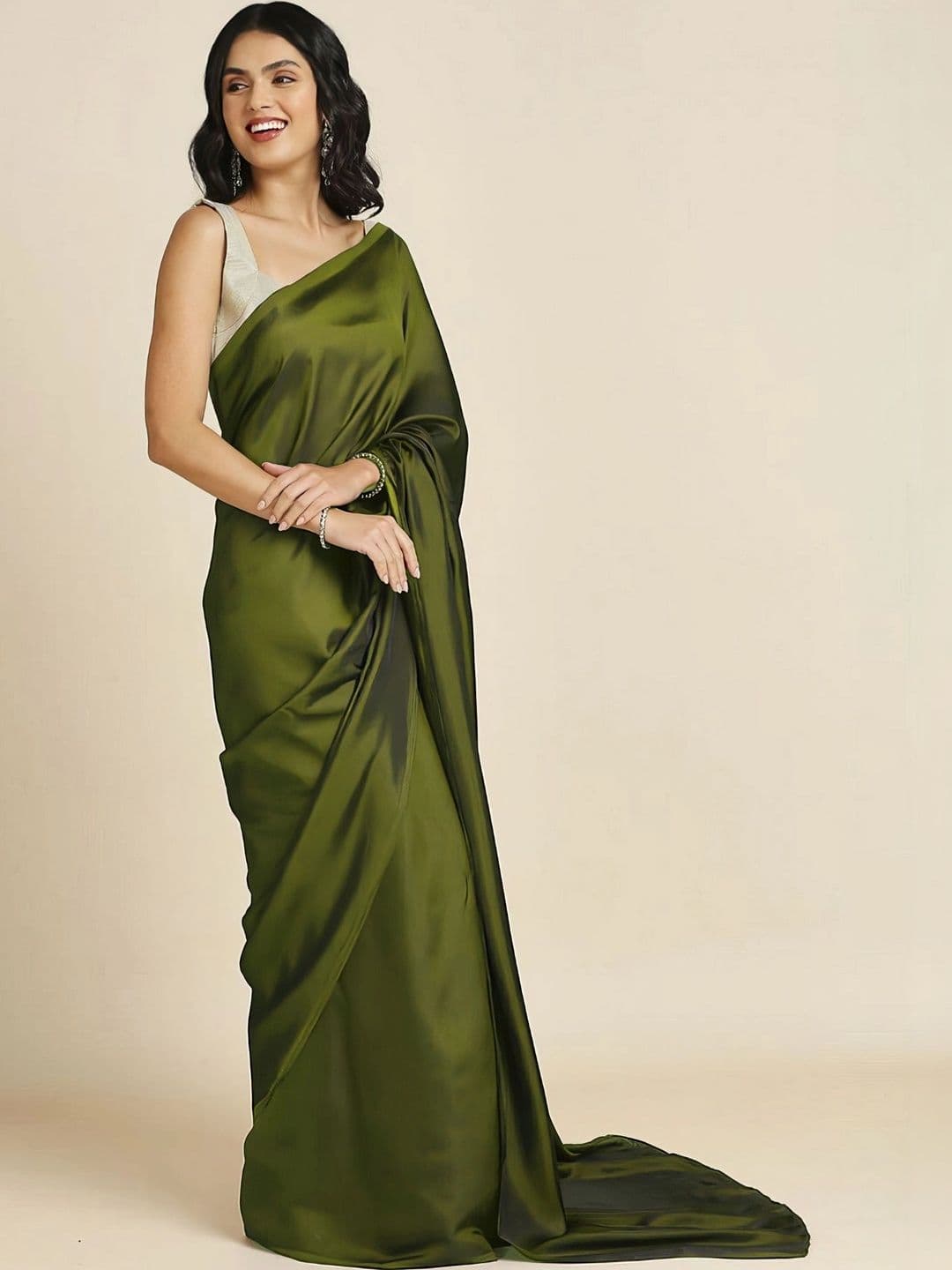 Durga Enterprises Colourblocked Saree thumbnail 2