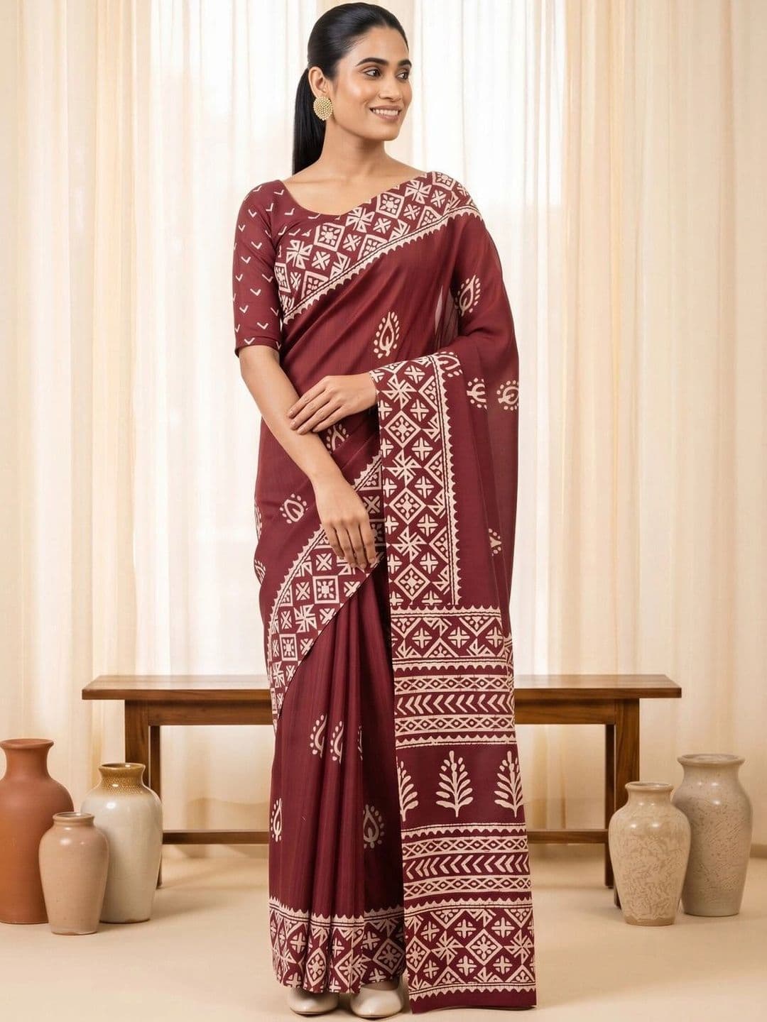 Saree mall Bagh Designer Bagh Sarees thumbnail 6