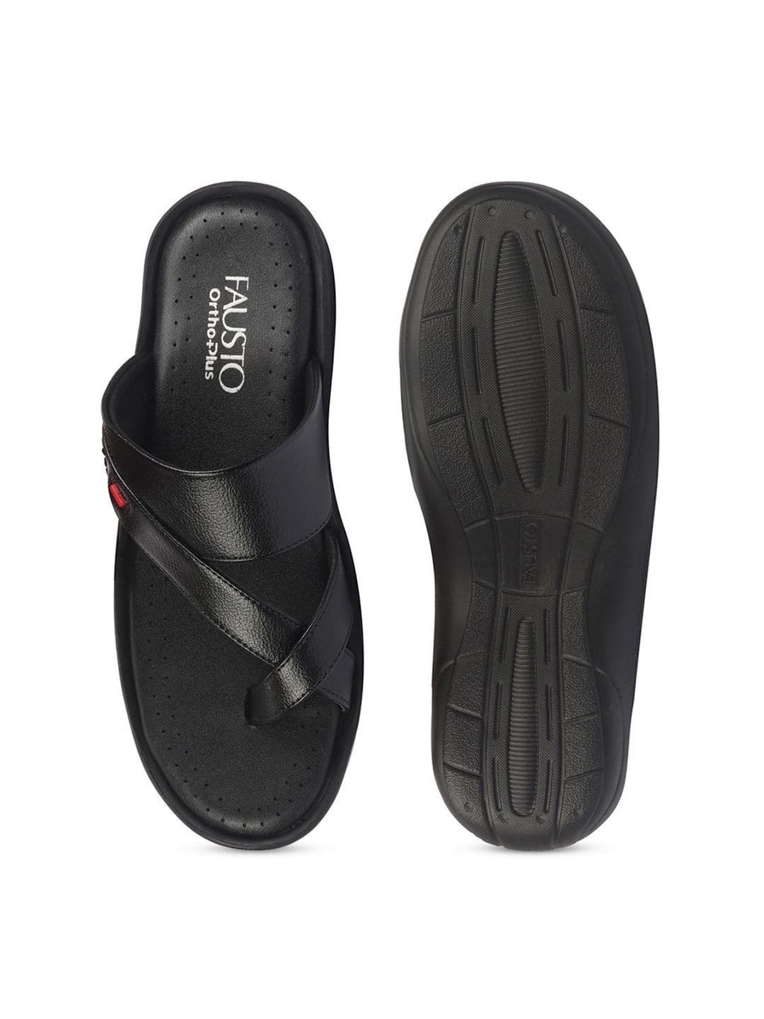 FAUSTO Men PU Slip-On Comfort Sandals thumbnail 3
