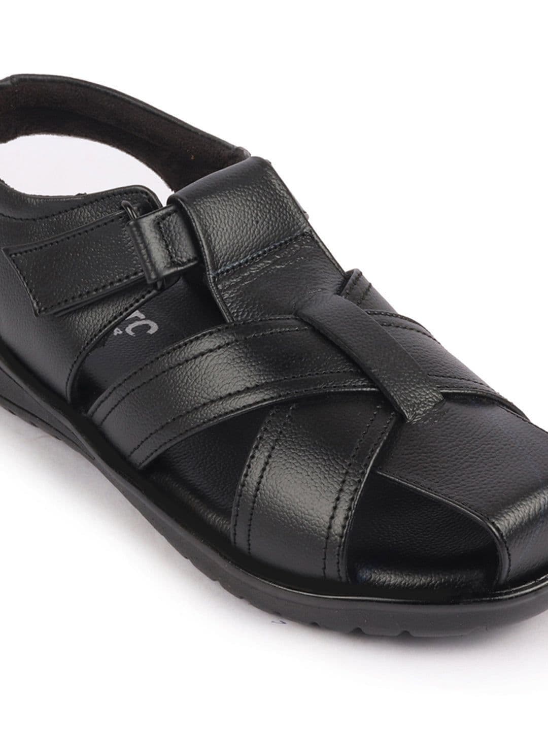 FAUSTO Men Leather Fisherman Sandals thumbnail 4