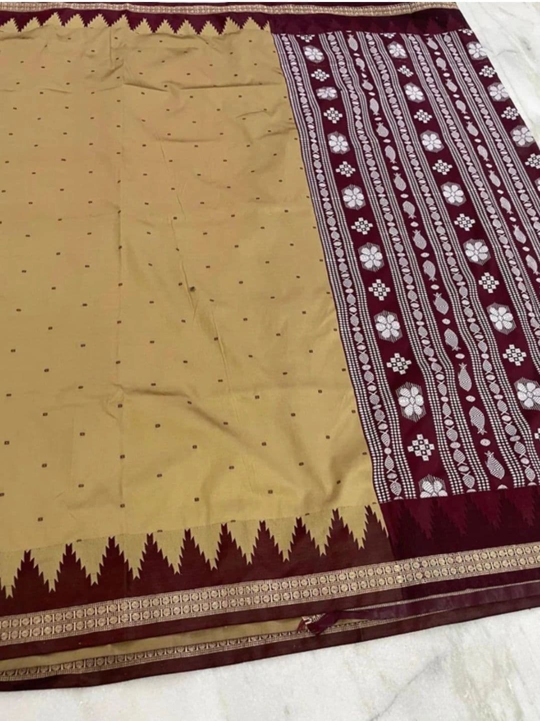 SHOPSILK Art Silk Sambalpuri Saree thumbnail 3