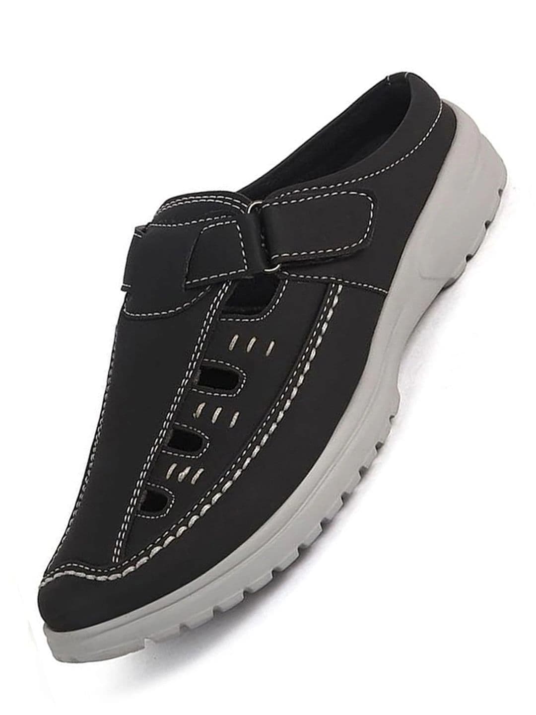 FAUSTO Men PU Shoe-Style Sandals - view 1