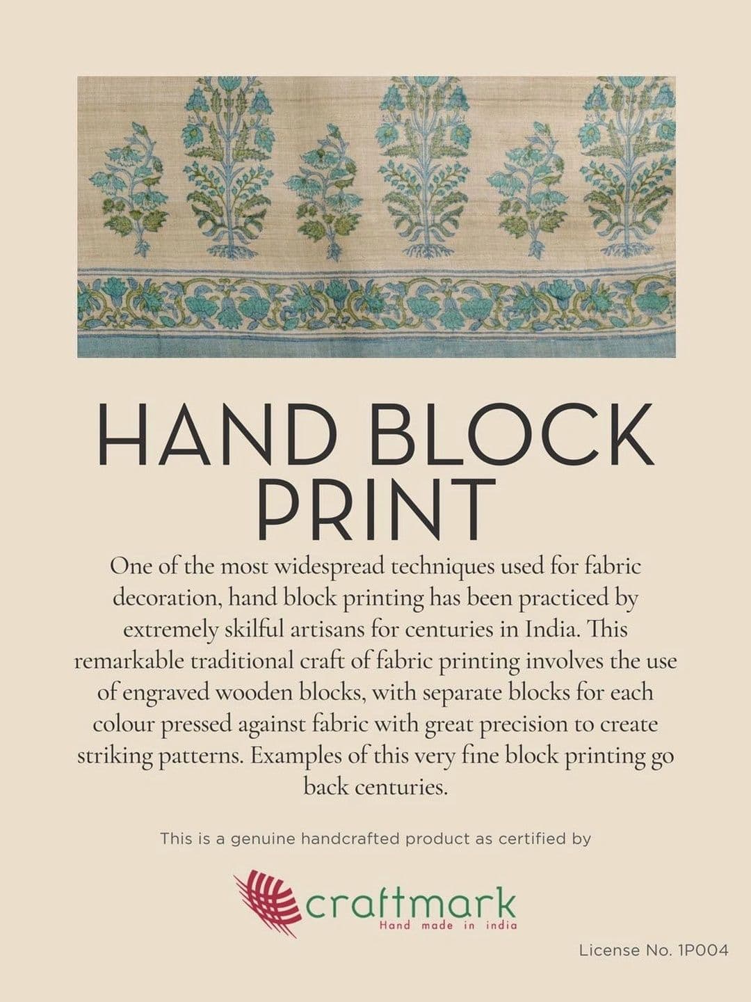 Fabindia Girls Printed Block Print Ready to Wear Lehenga & Blouse With Dupatta thumbnail 6