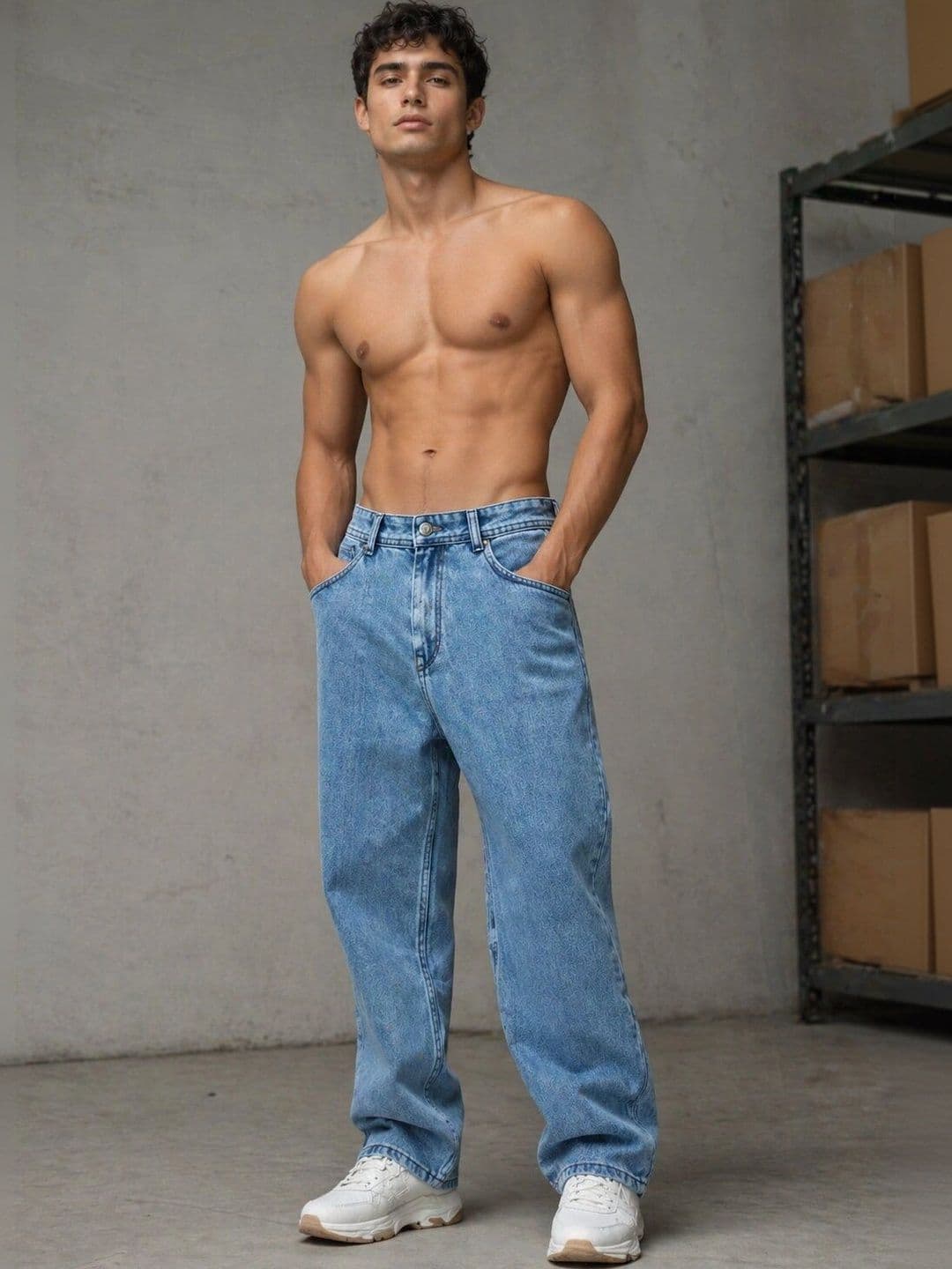 Mast & Harbour Men Mid-Rise Light Fade Jeans thumbnail 5