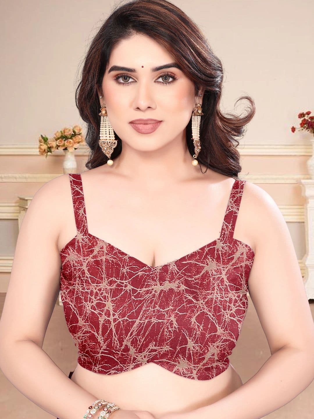Owee Pure Chiffon Designer Saree thumbnail 4