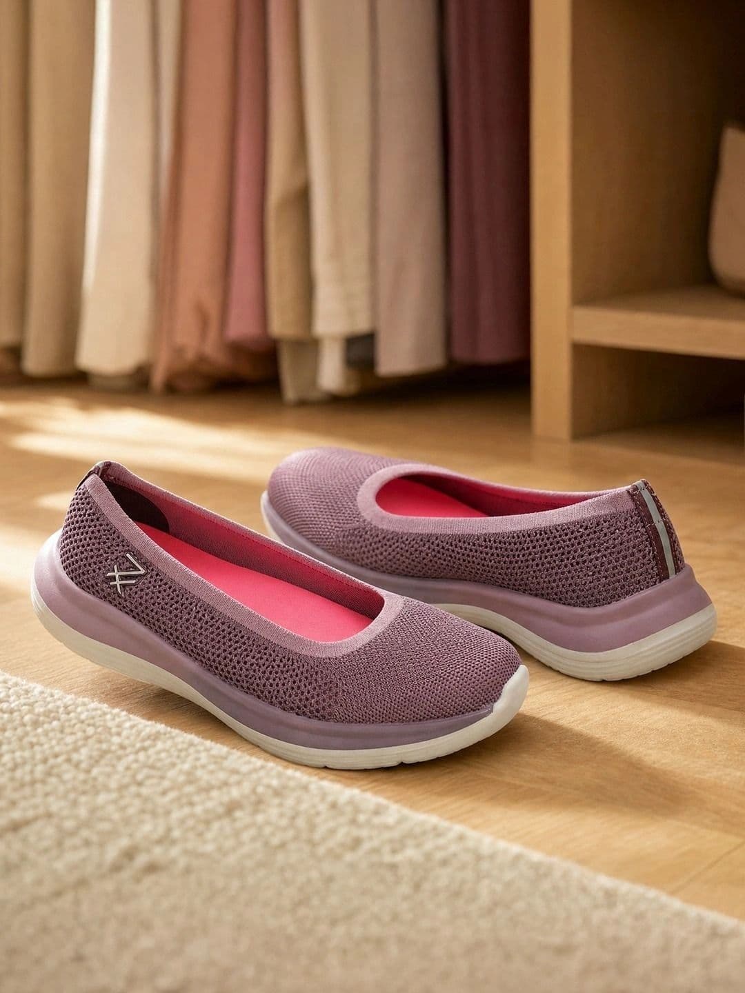 Liberty Women Textile Walking Non-Marking Shoes - view 1