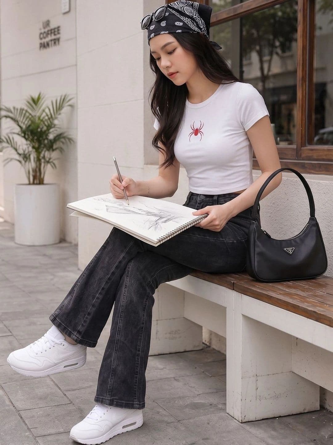 Style Quotient Women Classic Flared High-Rise Stretchable Jeans thumbnail 4