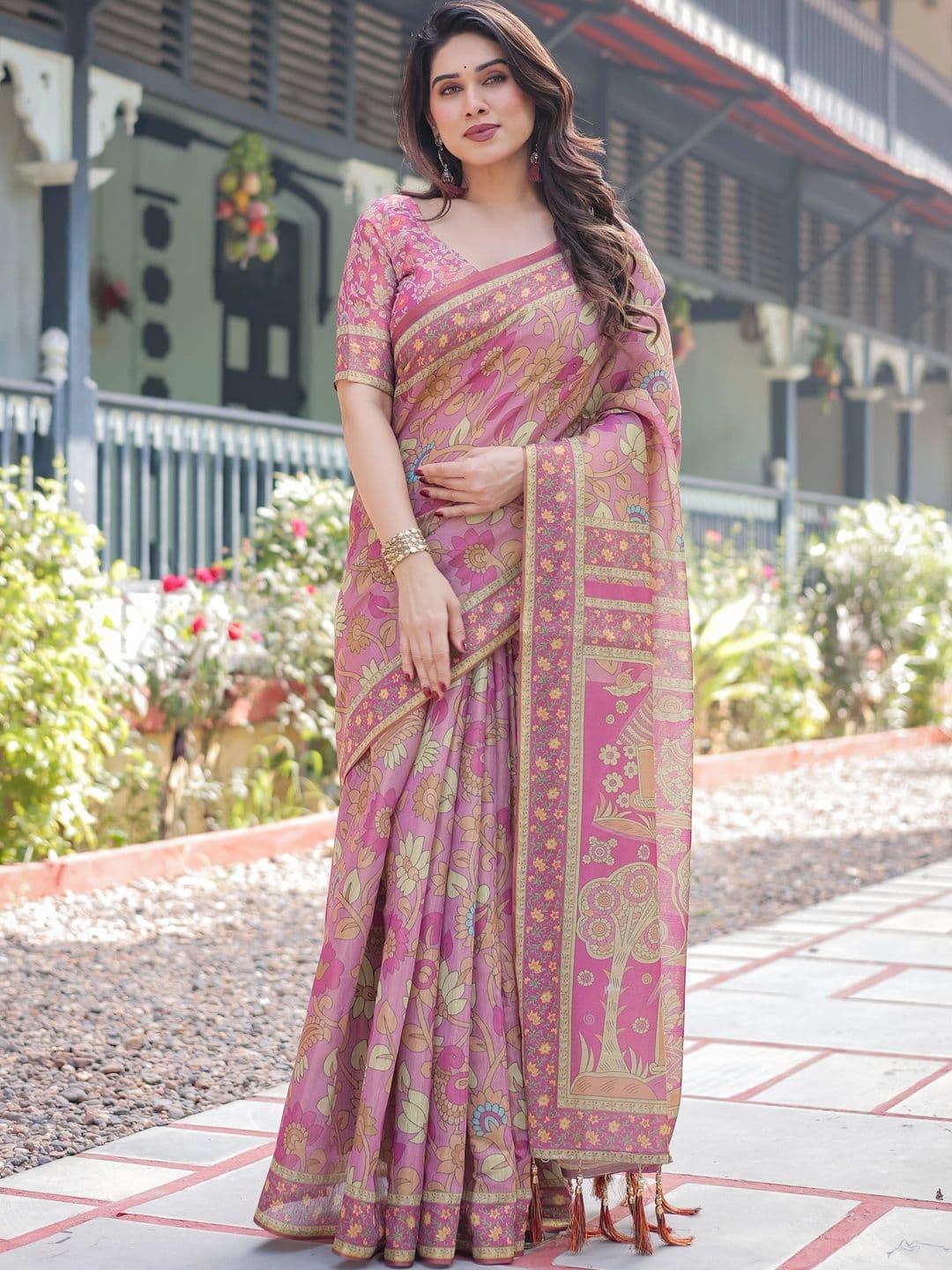 Suha Art Silk Saree thumbnail 5