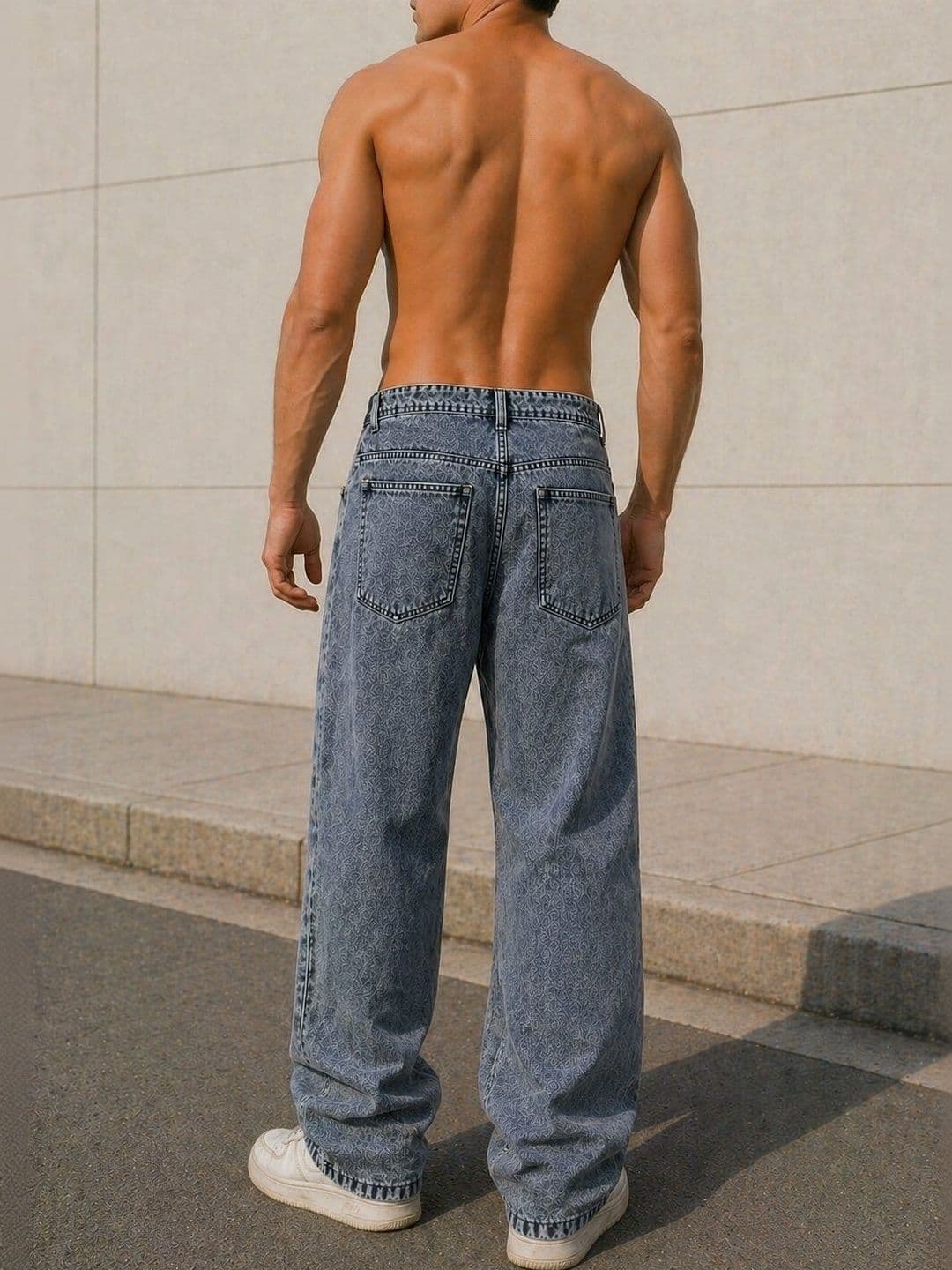 Mast & Harbour Men Mid-Rise Light Fade Jeans thumbnail 7