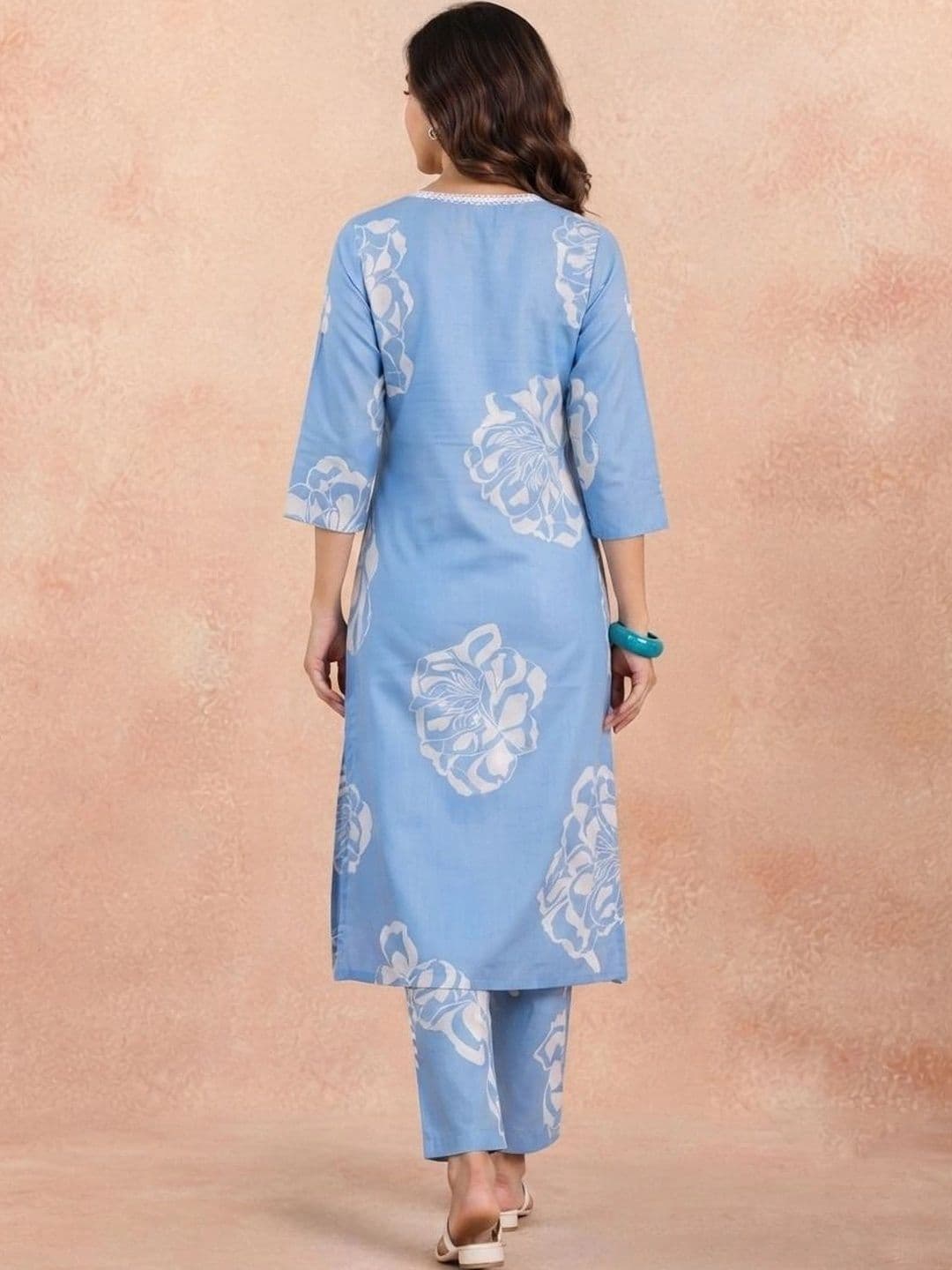 Winza Designer Floral Printed Tunic with Trousers thumbnail 6