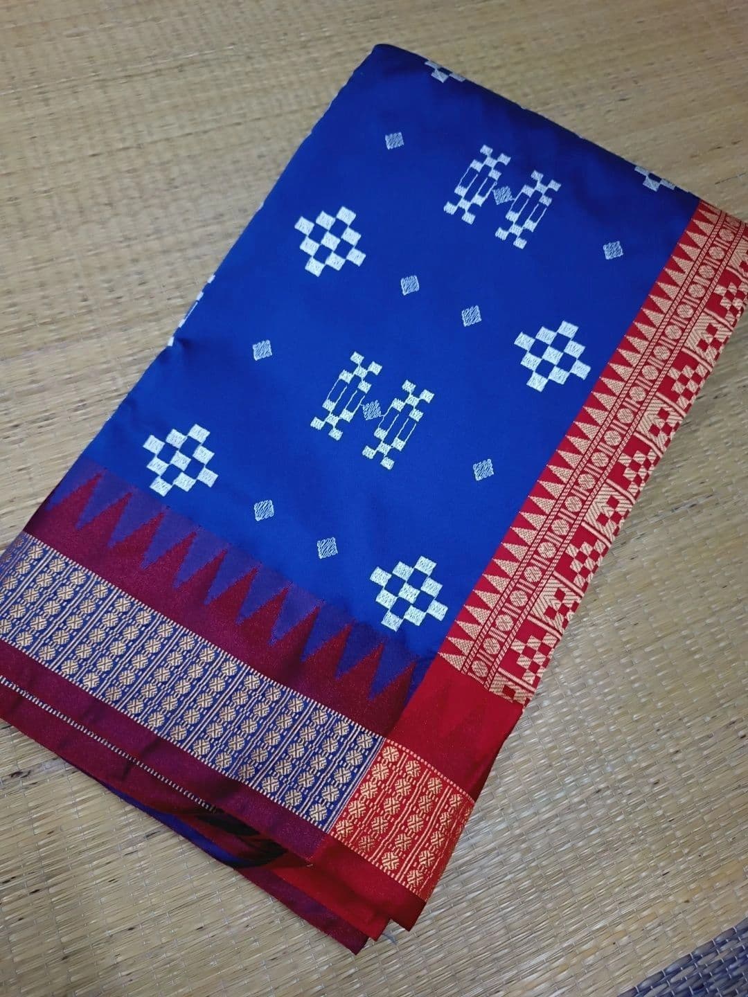 SHOPSILK Woven Design Zari Art Silk Sambalpuri Saree thumbnail 4