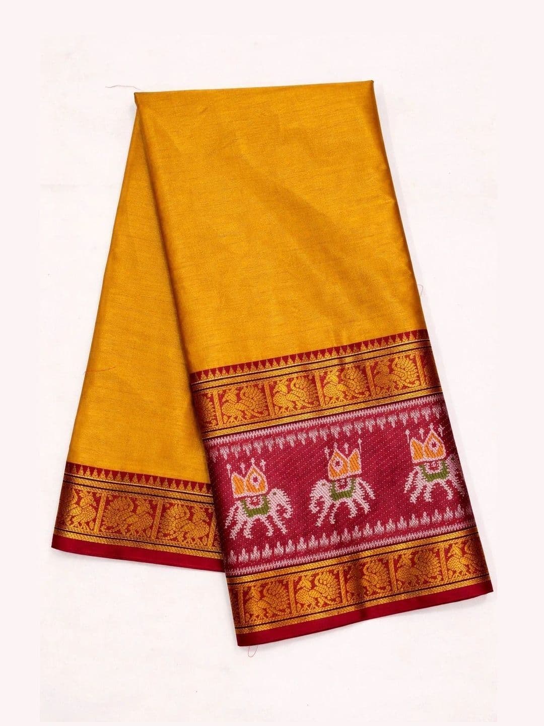 Owee Zari Silk Cotton Designer Narayan Peth Saree thumbnail 2