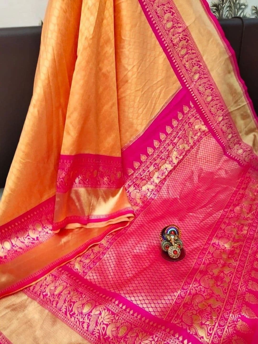 revika Woven Design Zari Art Silk Designer Kanjeevaram Saree thumbnail 2