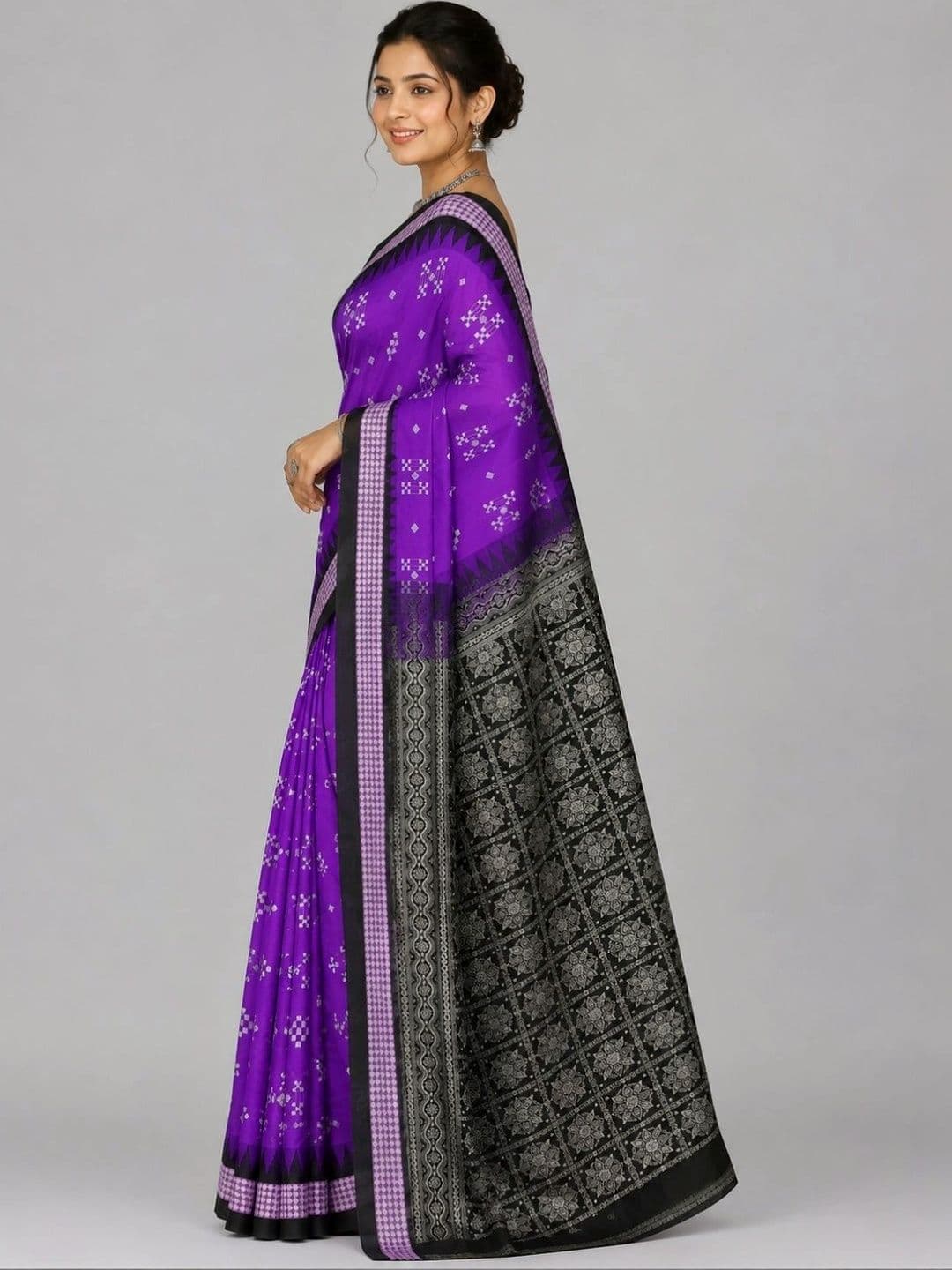 SHOPSILK Art Silk Sambalpuri Saree thumbnail 4