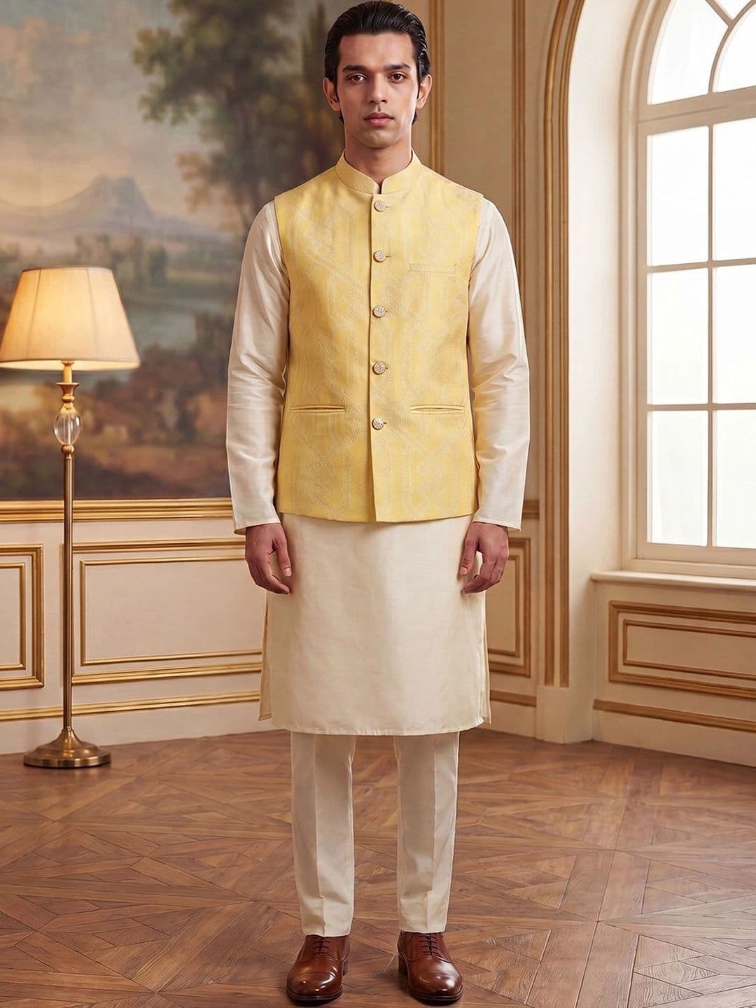 House of Pataudi Jacquard Woven Design Koti thumbnail 5