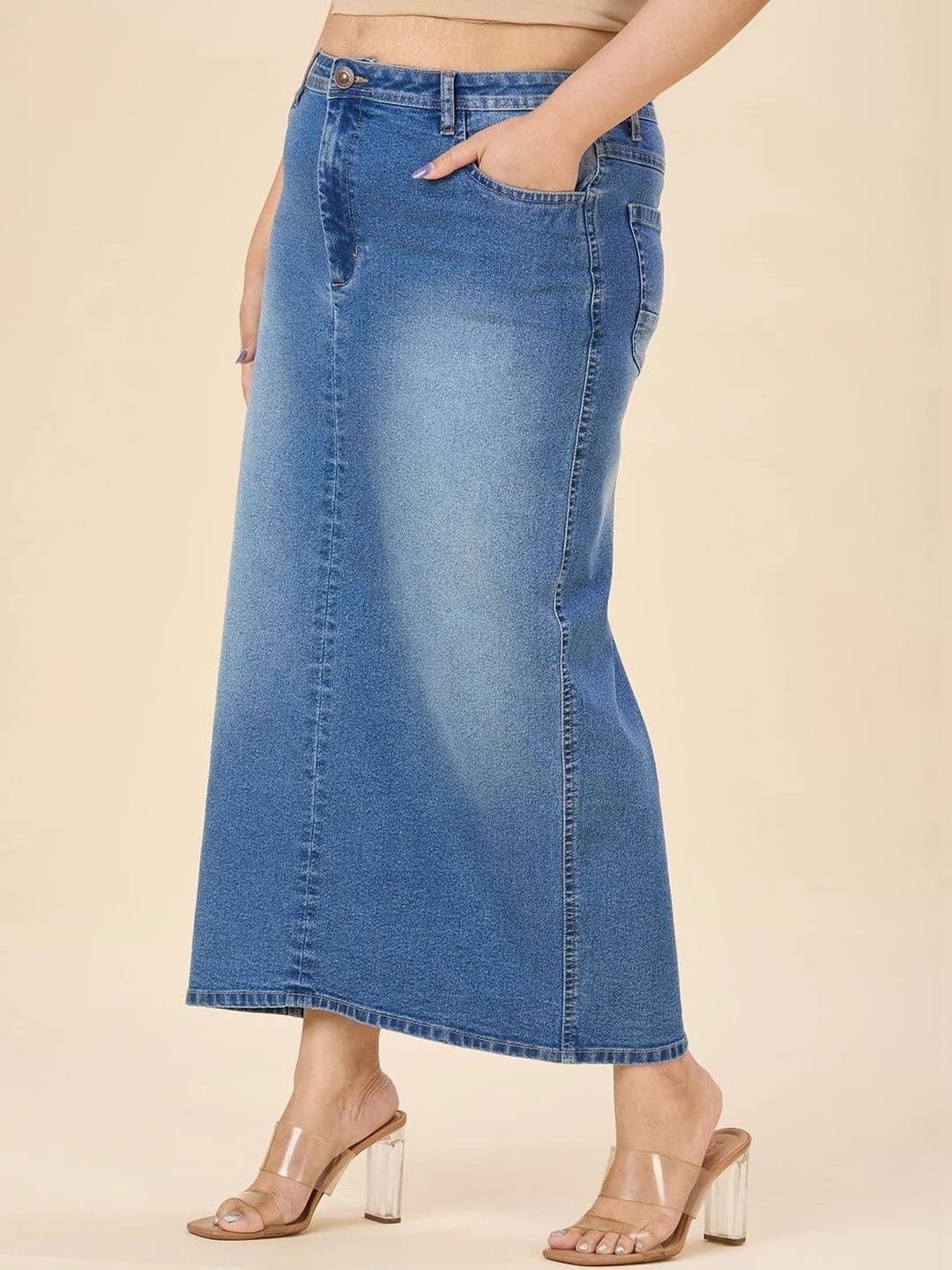 Turning Blue Women A-Line Maxi Skirt thumbnail 2