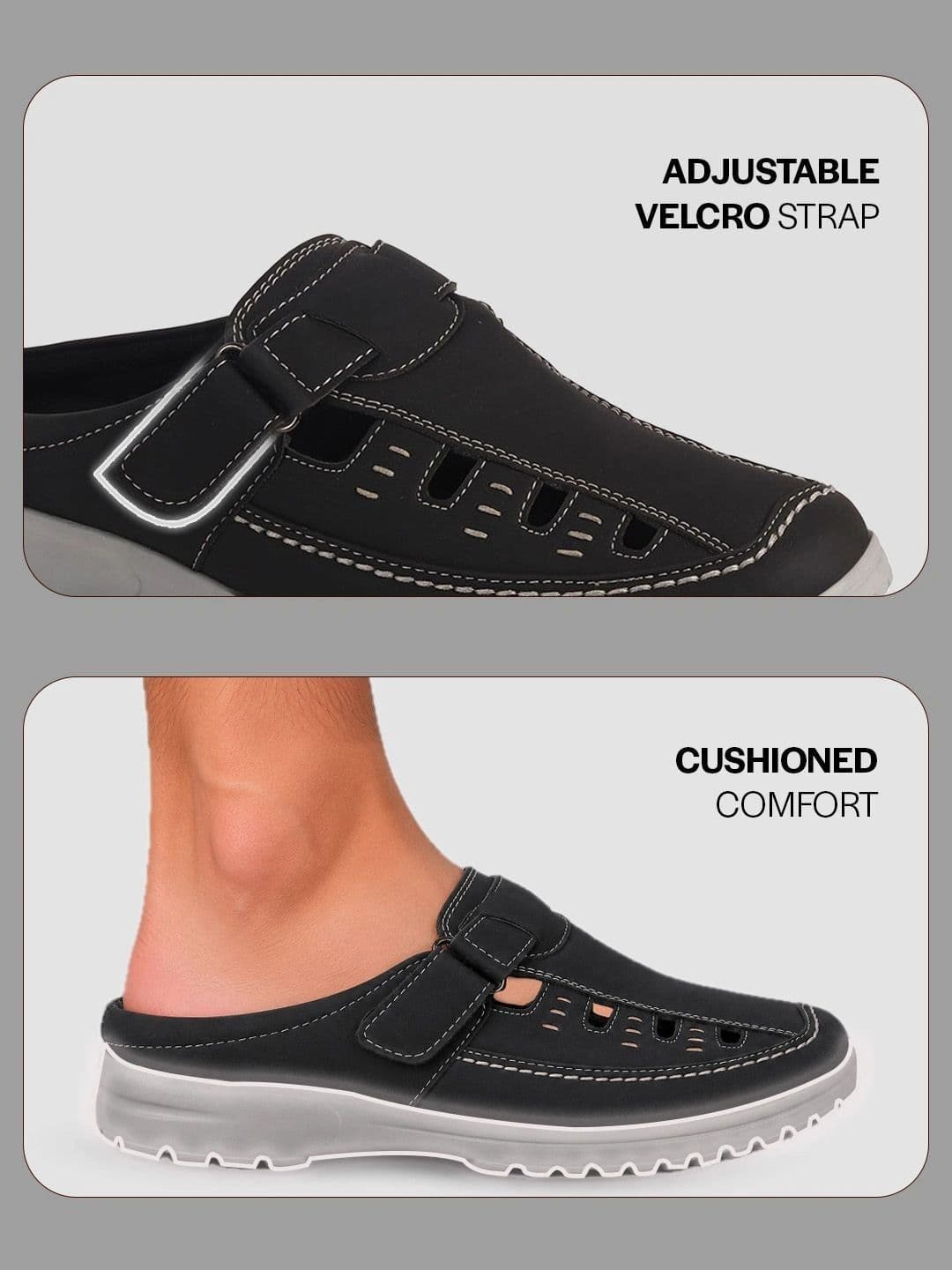 FAUSTO Men PU Shoe-Style Sandals thumbnail 3