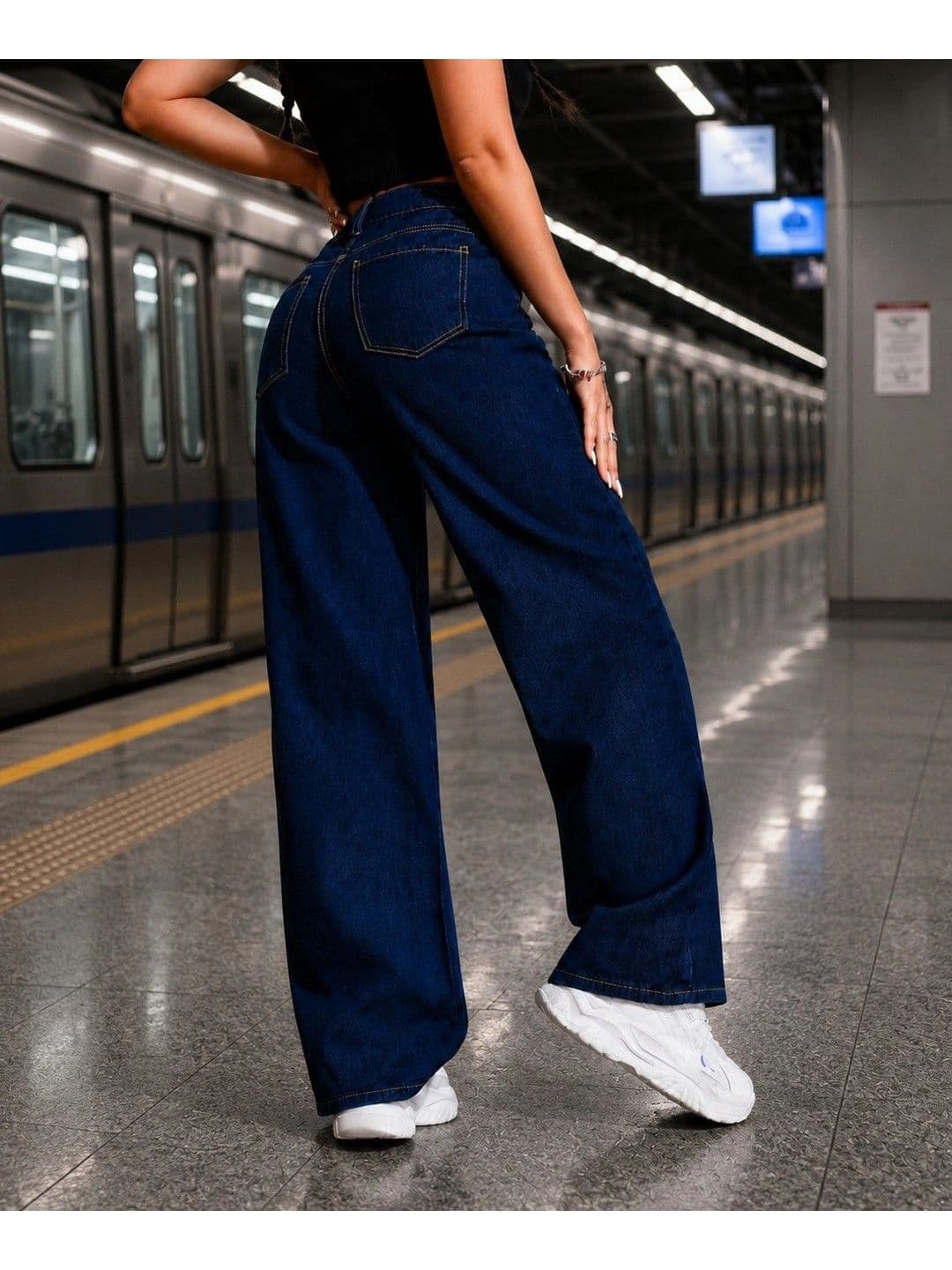 DENIMLOOK Women Baggy Fit igh-Rise Jeans thumbnail 5
