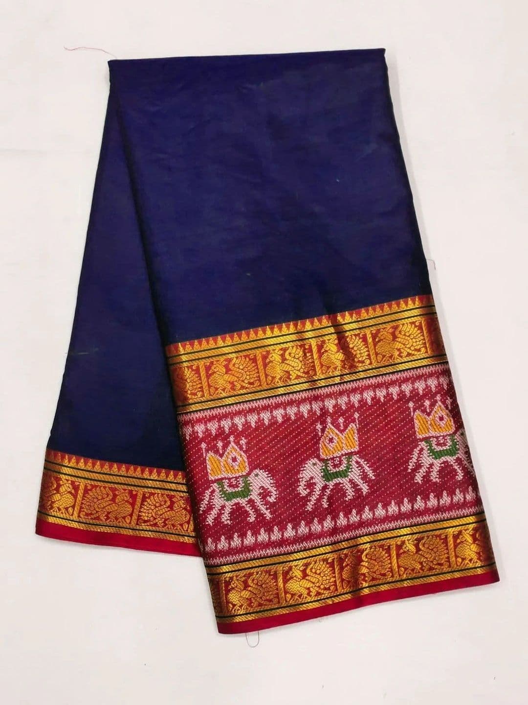 Owee Woven Design Zari Silk Cotton Designer Narayan Peth Saree thumbnail 2