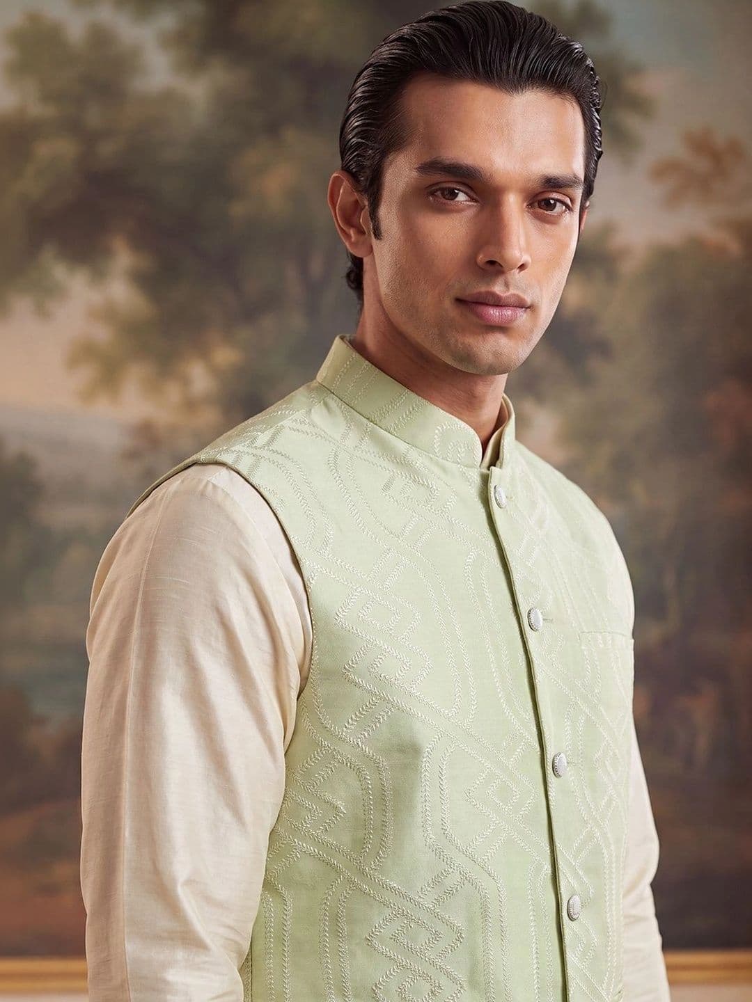 House of Pataudi Jacquard Woven Design Koti - view 1