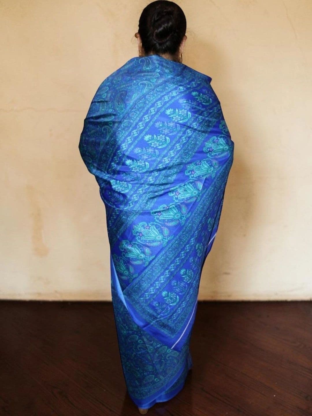 HAEMBY Paisley Art Silk Saree thumbnail 2