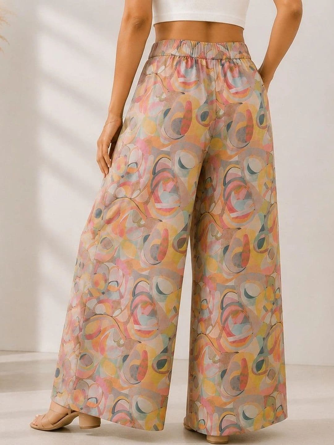 HAYA ETHNIC Women Printed Palazzos thumbnail 5