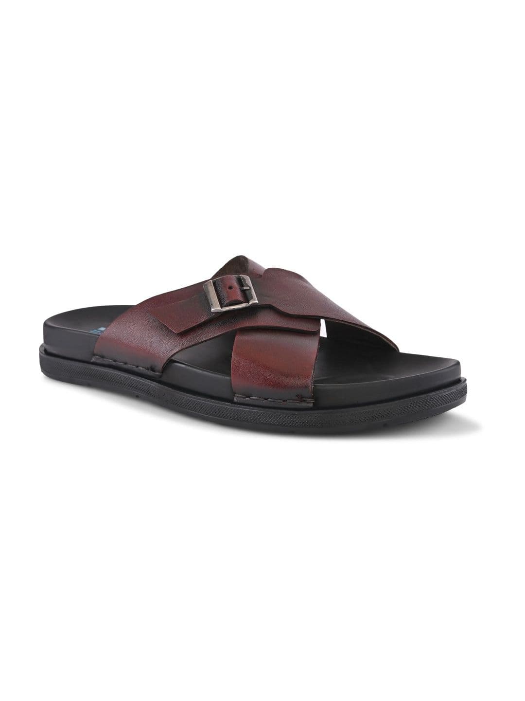 HERE&NOW Men Leather Comfort Sandals thumbnail 3