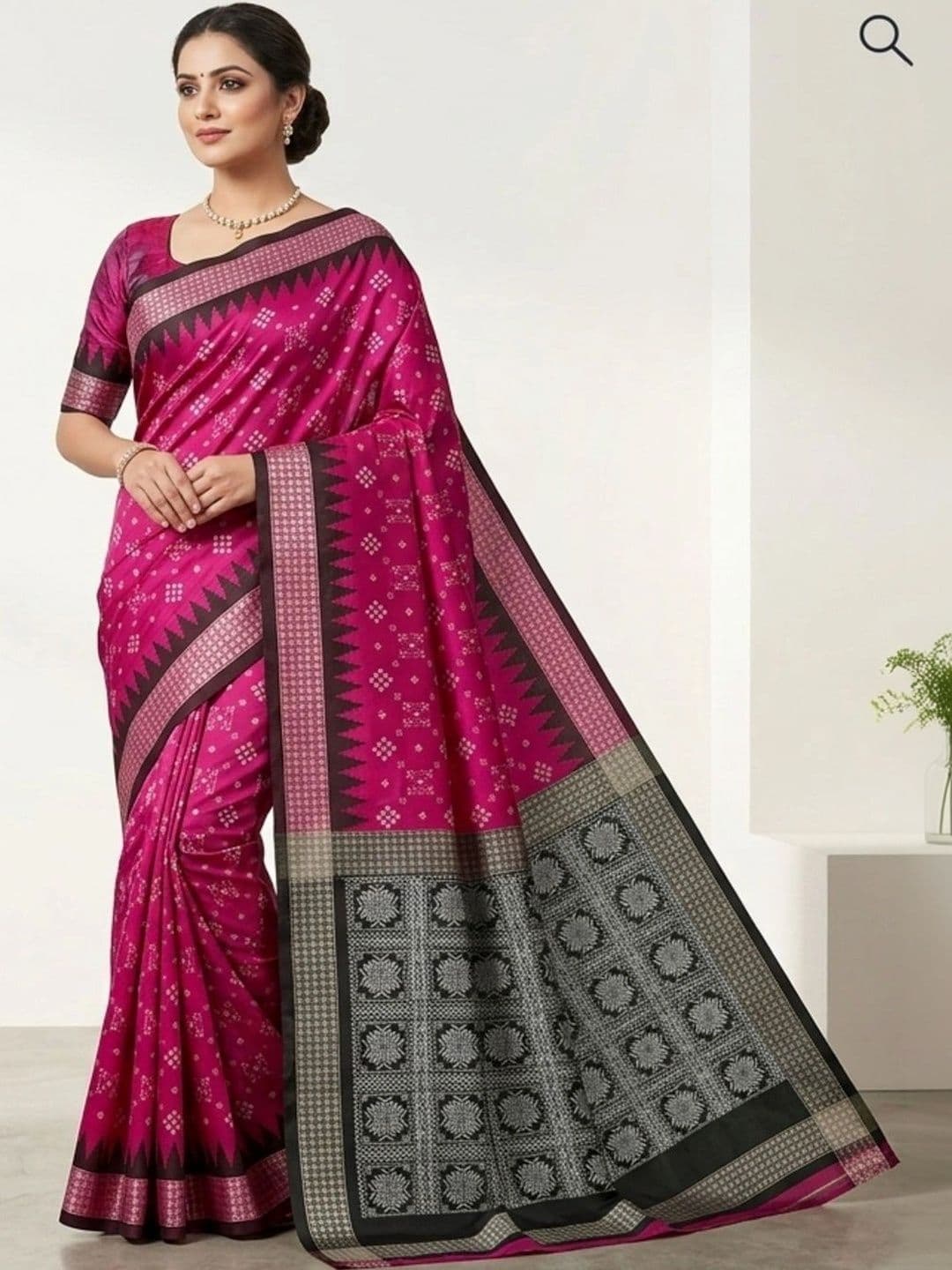 SHOPSILK Woven Design Art Silk Sambalpuri Saree thumbnail 6