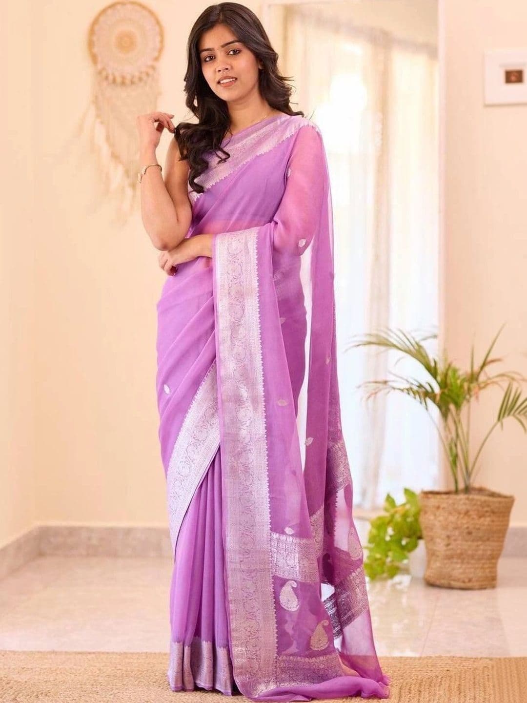revika Woven Design Zari Art Silk Designer Kanjeevaram Saree - view 1