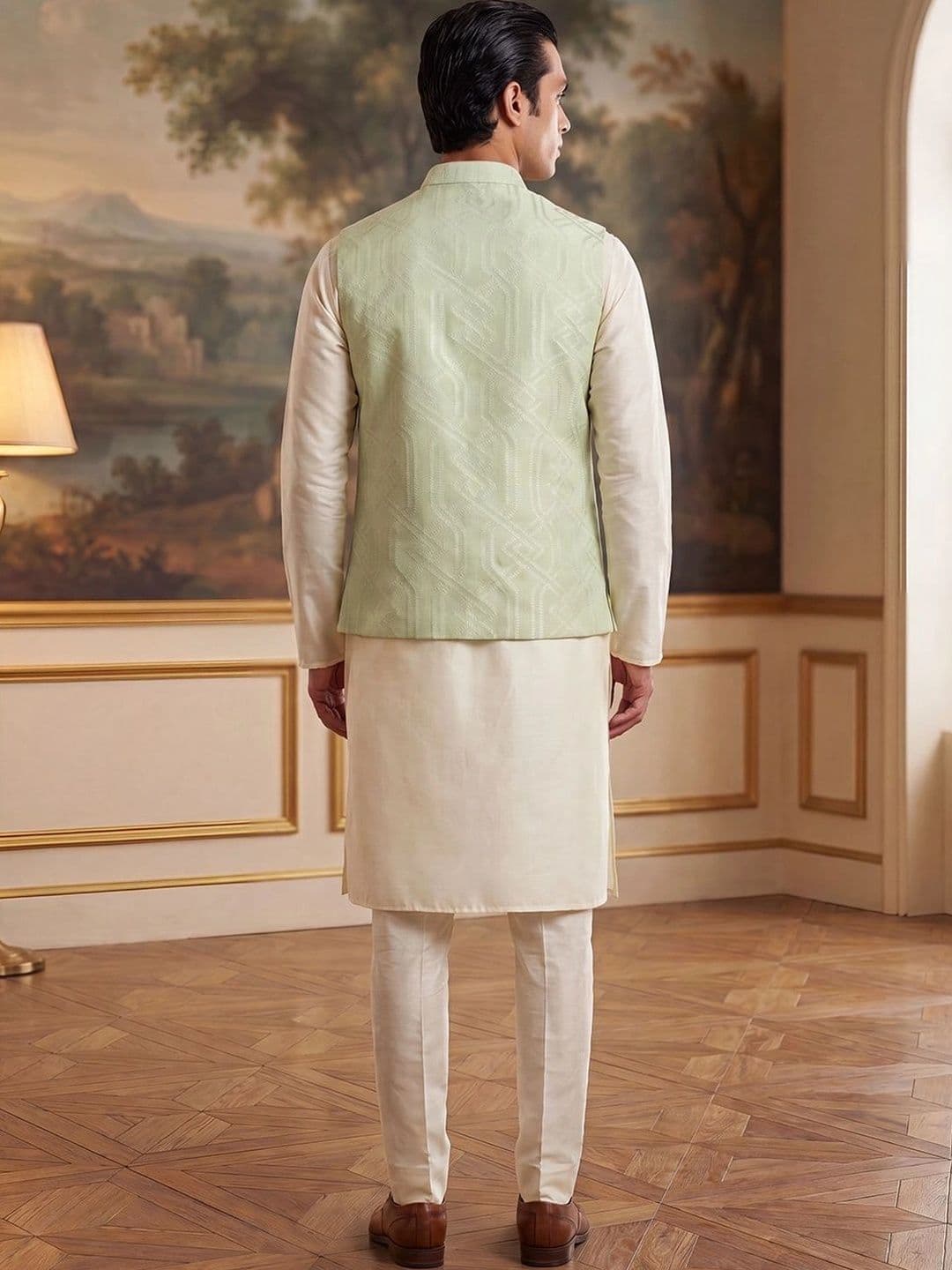 House of Pataudi Jacquard Woven Design Koti thumbnail 5