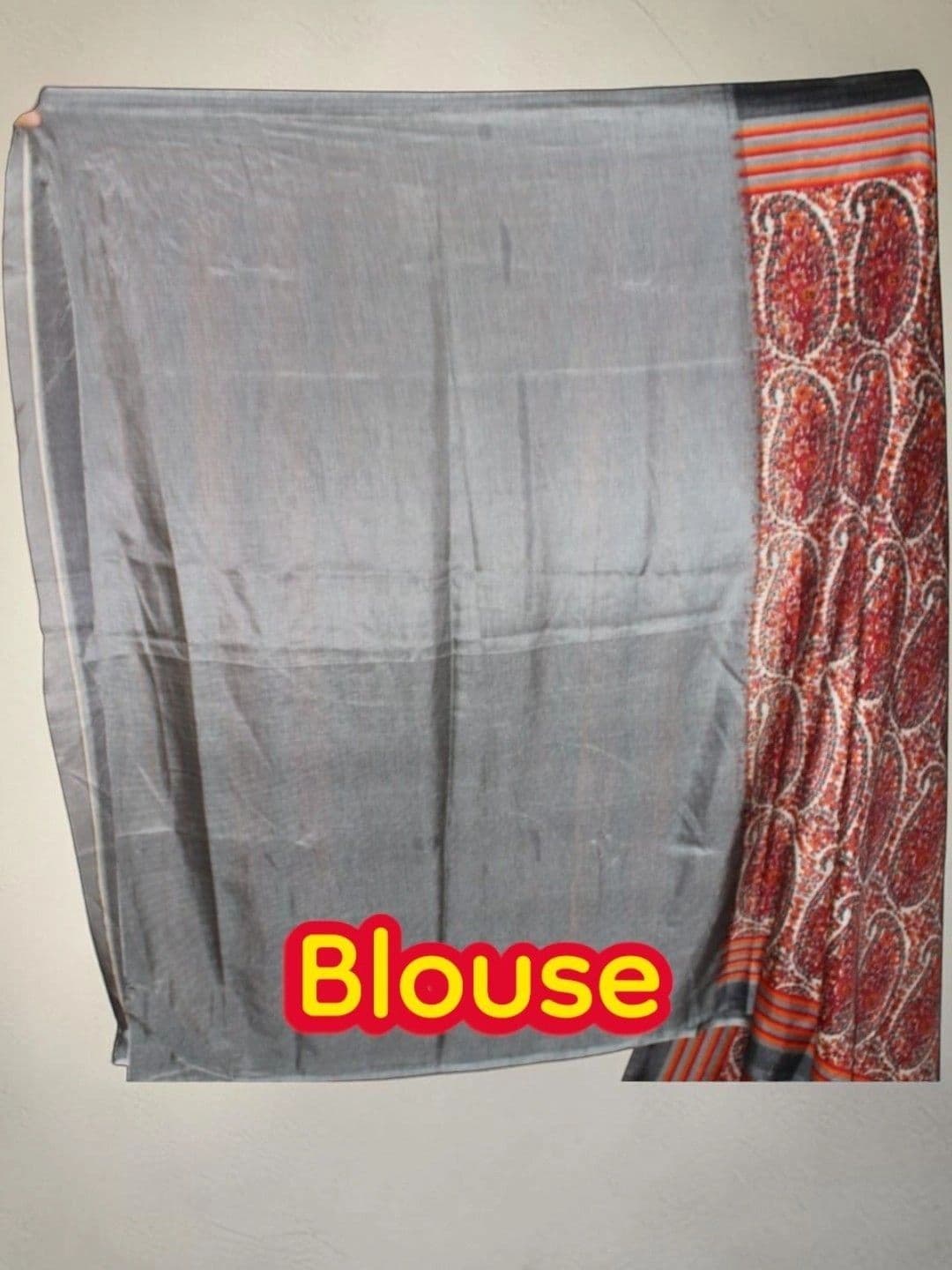 HAEMBY Paisley Art Silk Saree thumbnail 3