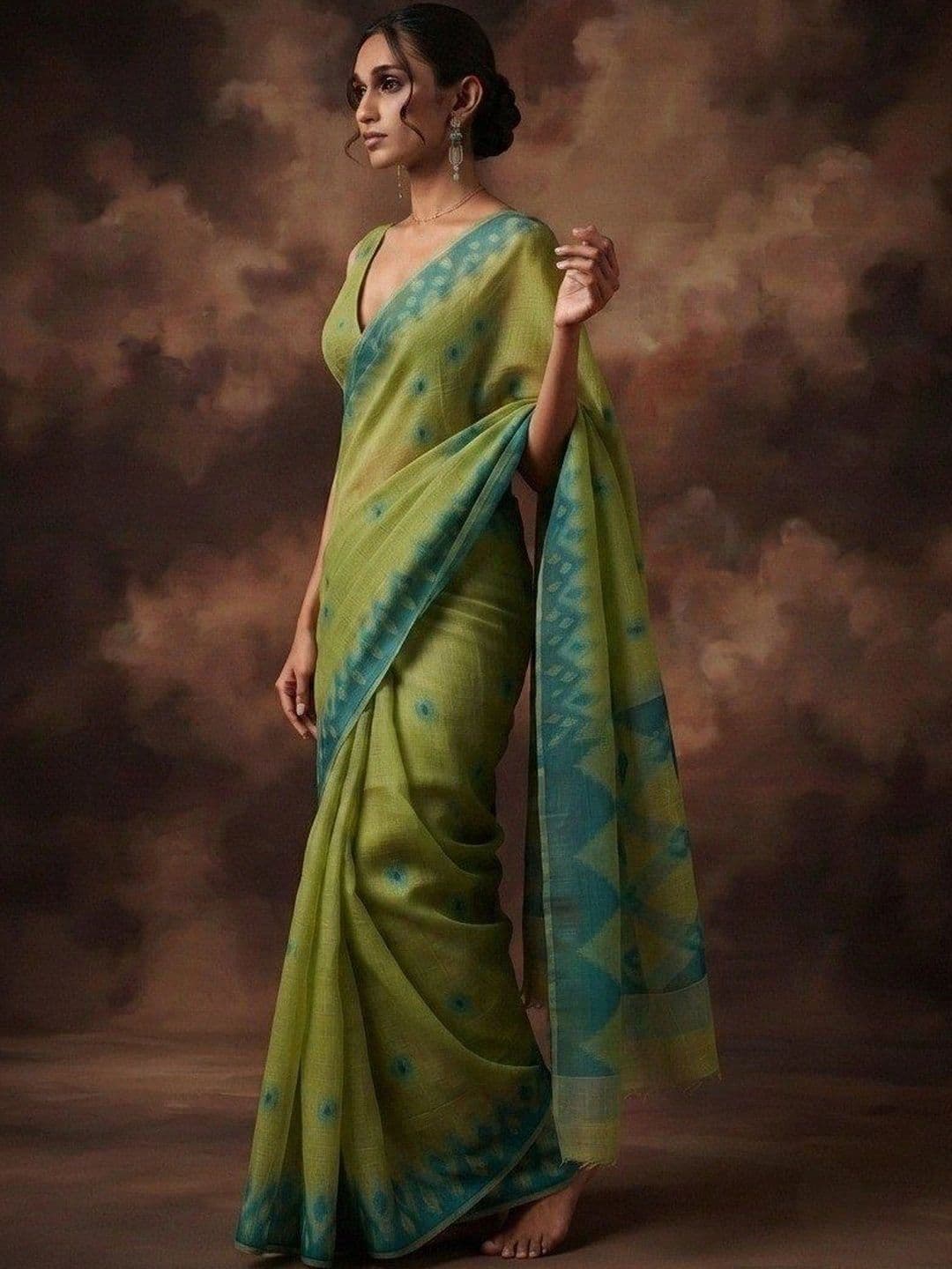 RUNAYA NX Chanderi Saree thumbnail 6