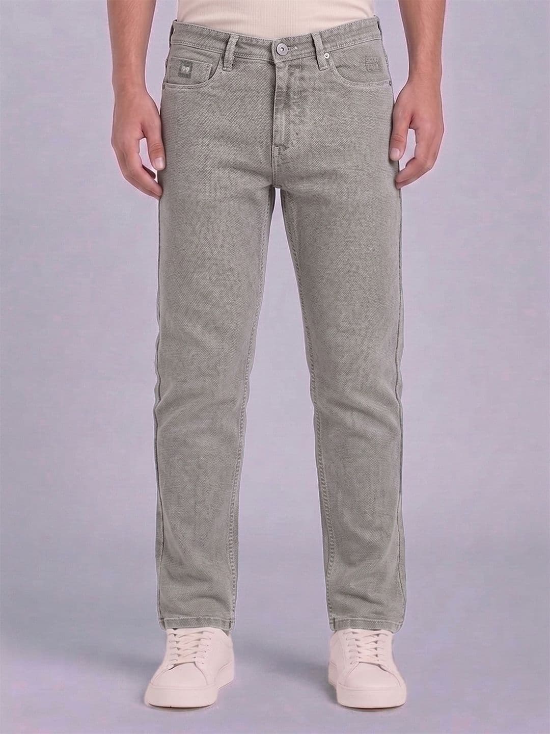 THUNDER JEANS Men Slim Fit Mid-Rise Stretchable Jeans thumbnail 3
