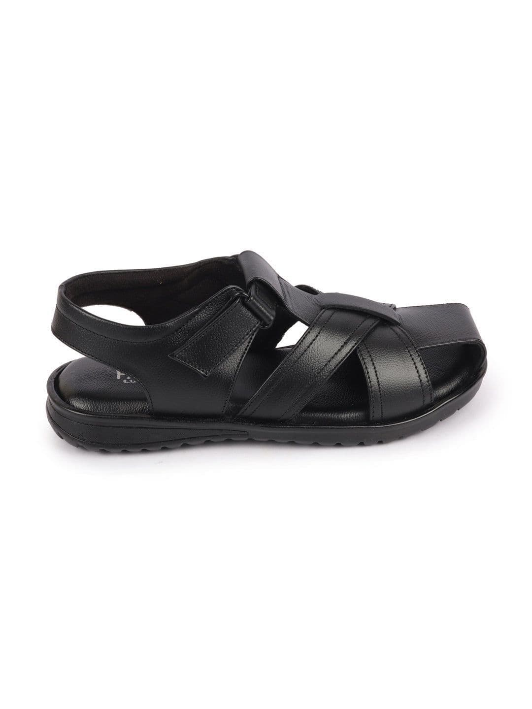 FAUSTO Men Leather Fisherman Sandals thumbnail 2