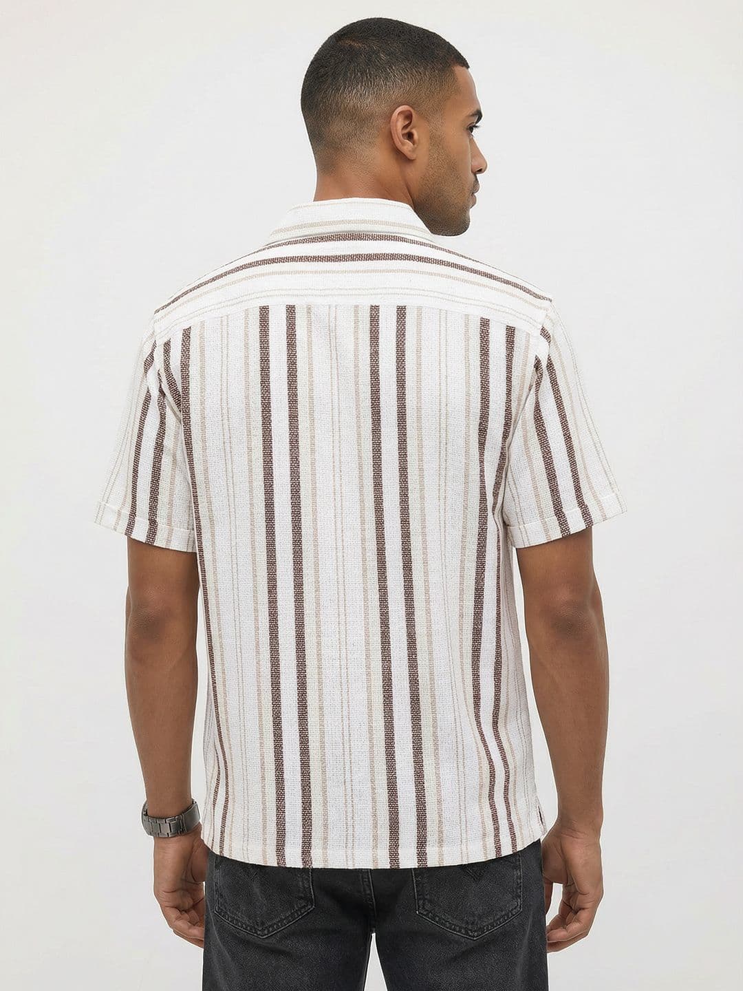 Roadster Life Co. Textured Weave Checked Shirt thumbnail 6
