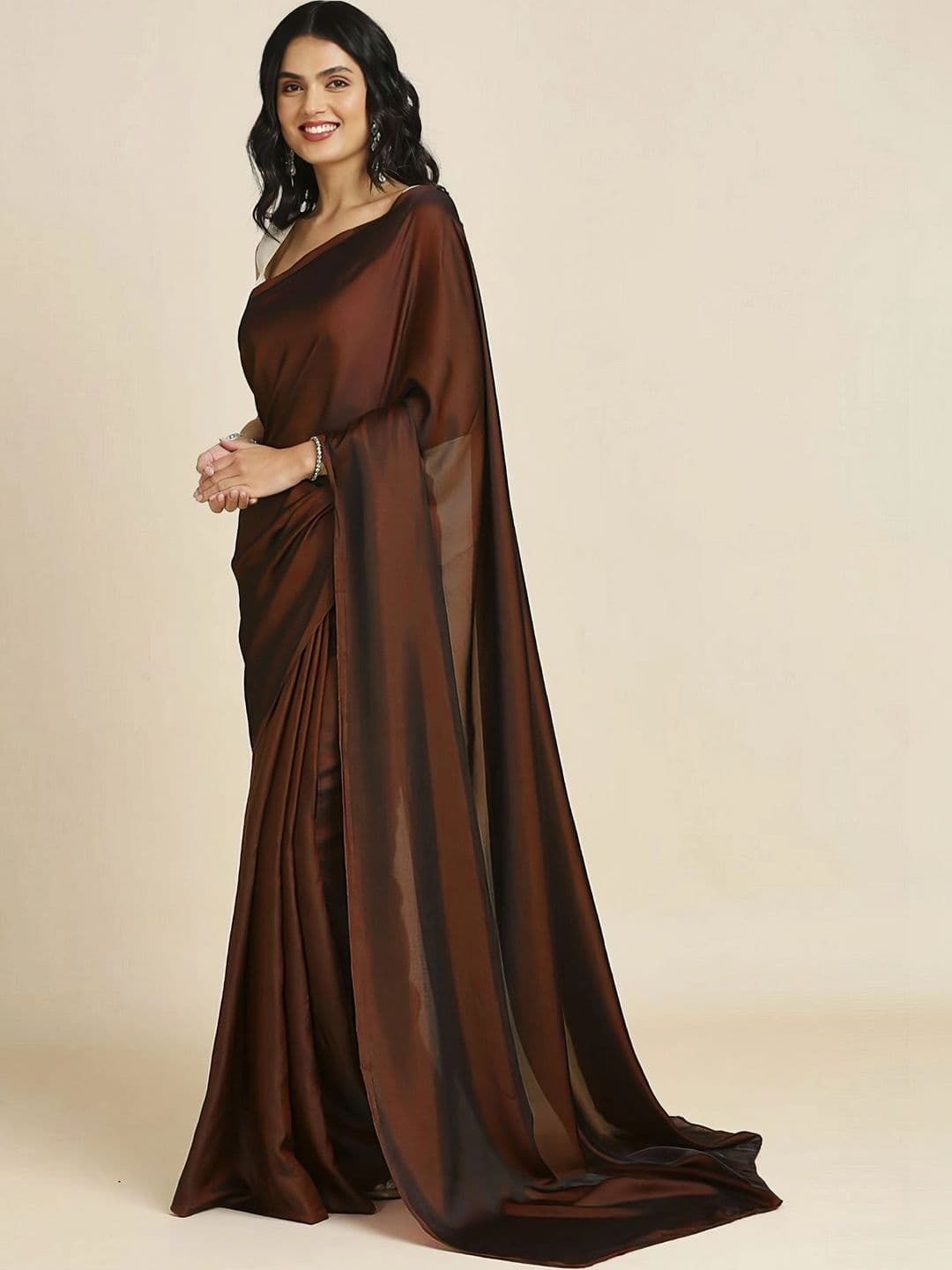 Durga Enterprises Colourblocked Saree thumbnail 2