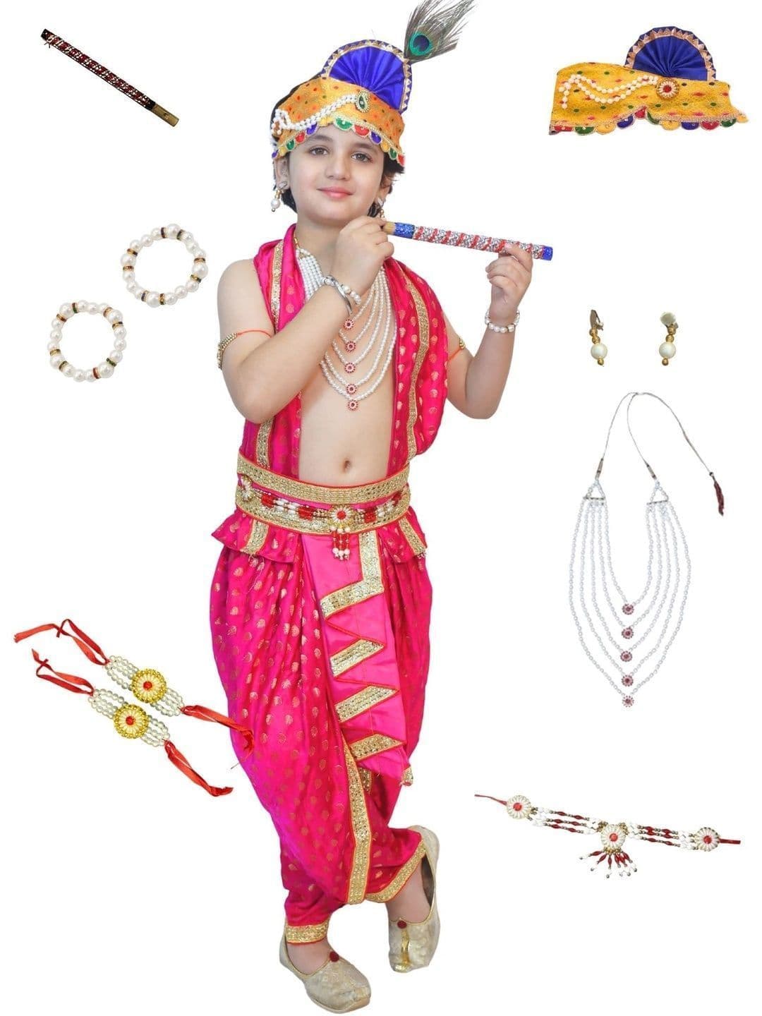 Kaku Fancy dresses Unisex Kids Printed Dhoti Pants thumbnail 3