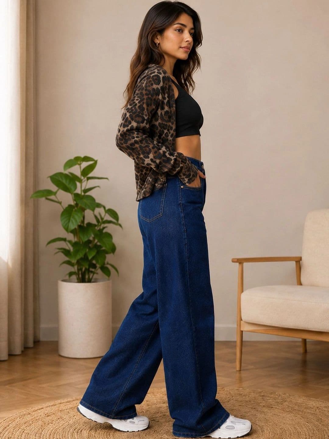 DENIMLOOK Women Flared High-Rise Jeans thumbnail 3